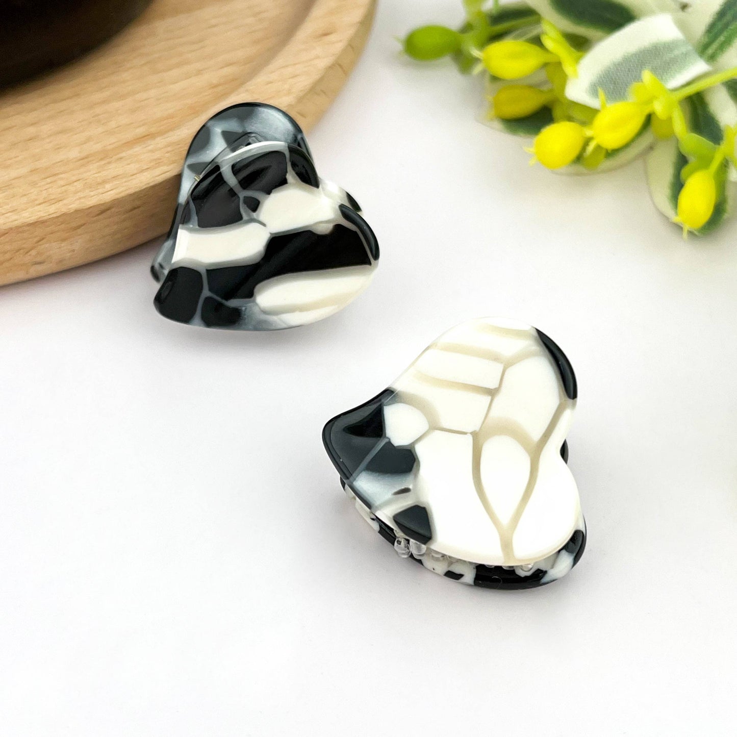 Cute Mini Heart Acetate Claw Clip, Valentine's Day Hair Clip