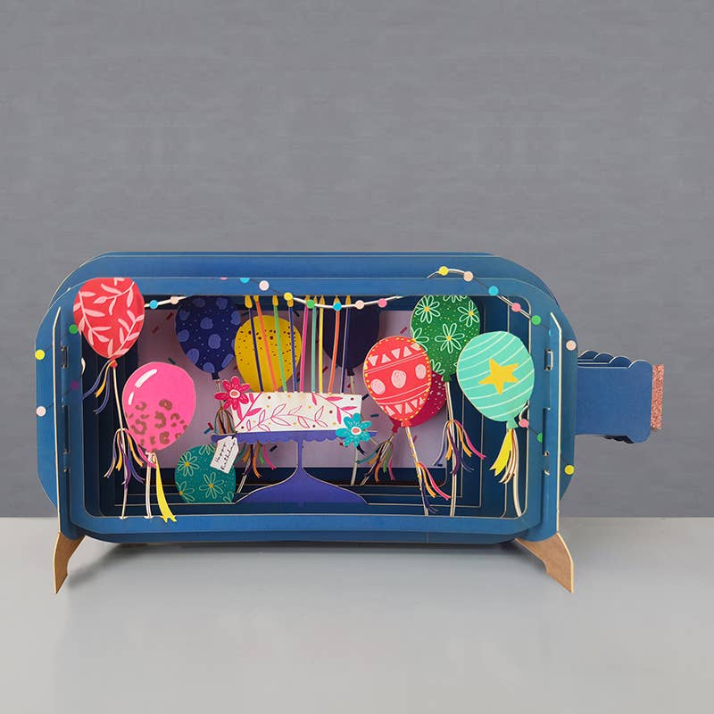 Birthday Message in a Bottle Card