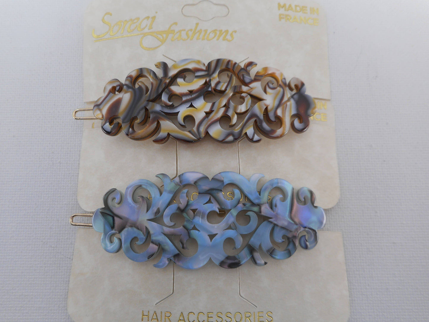 SM Filigree Hair Snap Clip