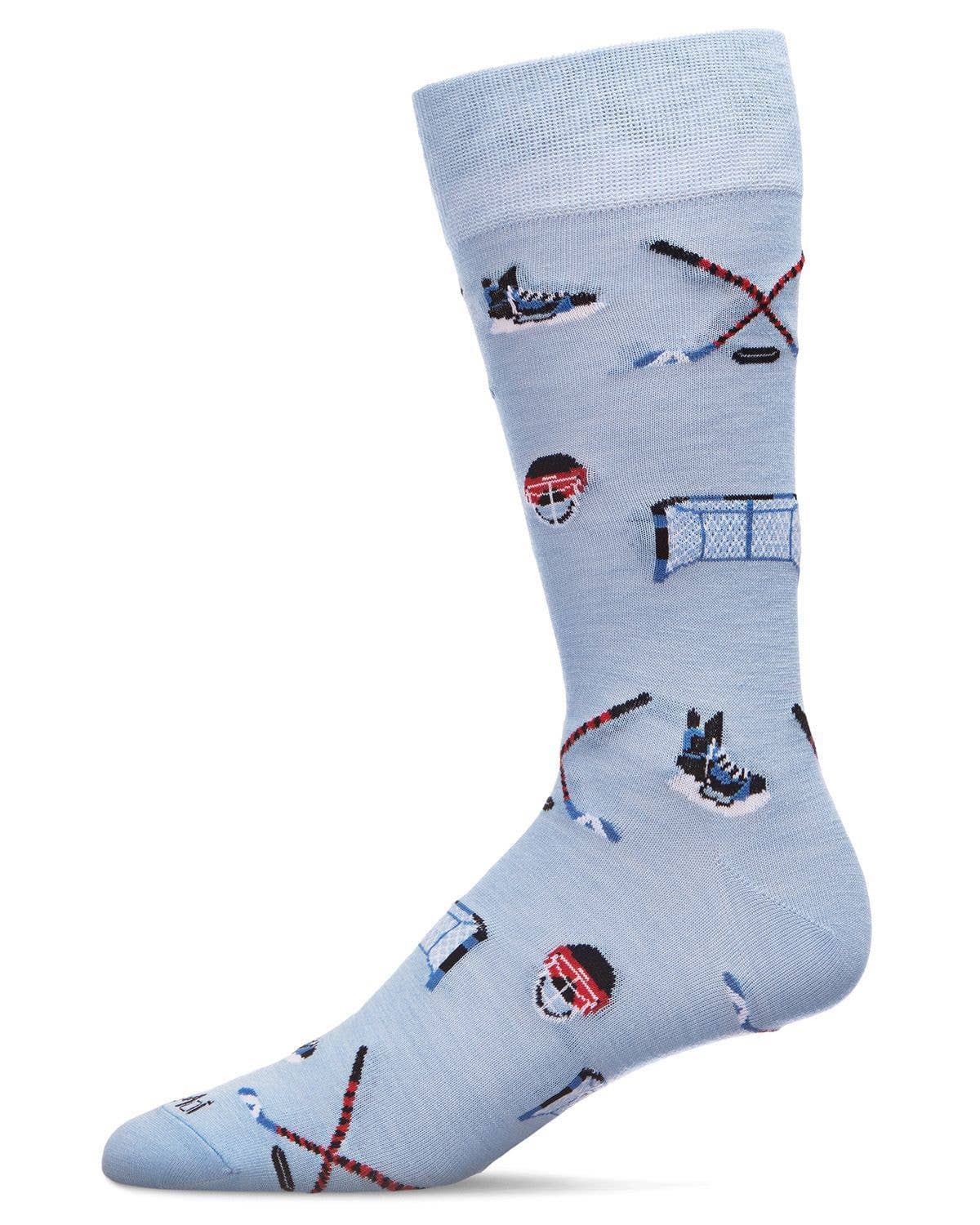 Hockey Lover Bamboo Men's Crew Socks