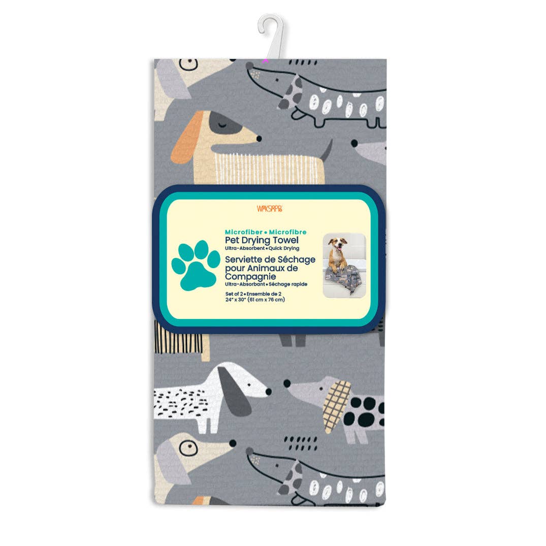 Dachshunds Pet Drying Towel, Quick Drying Dog Towel