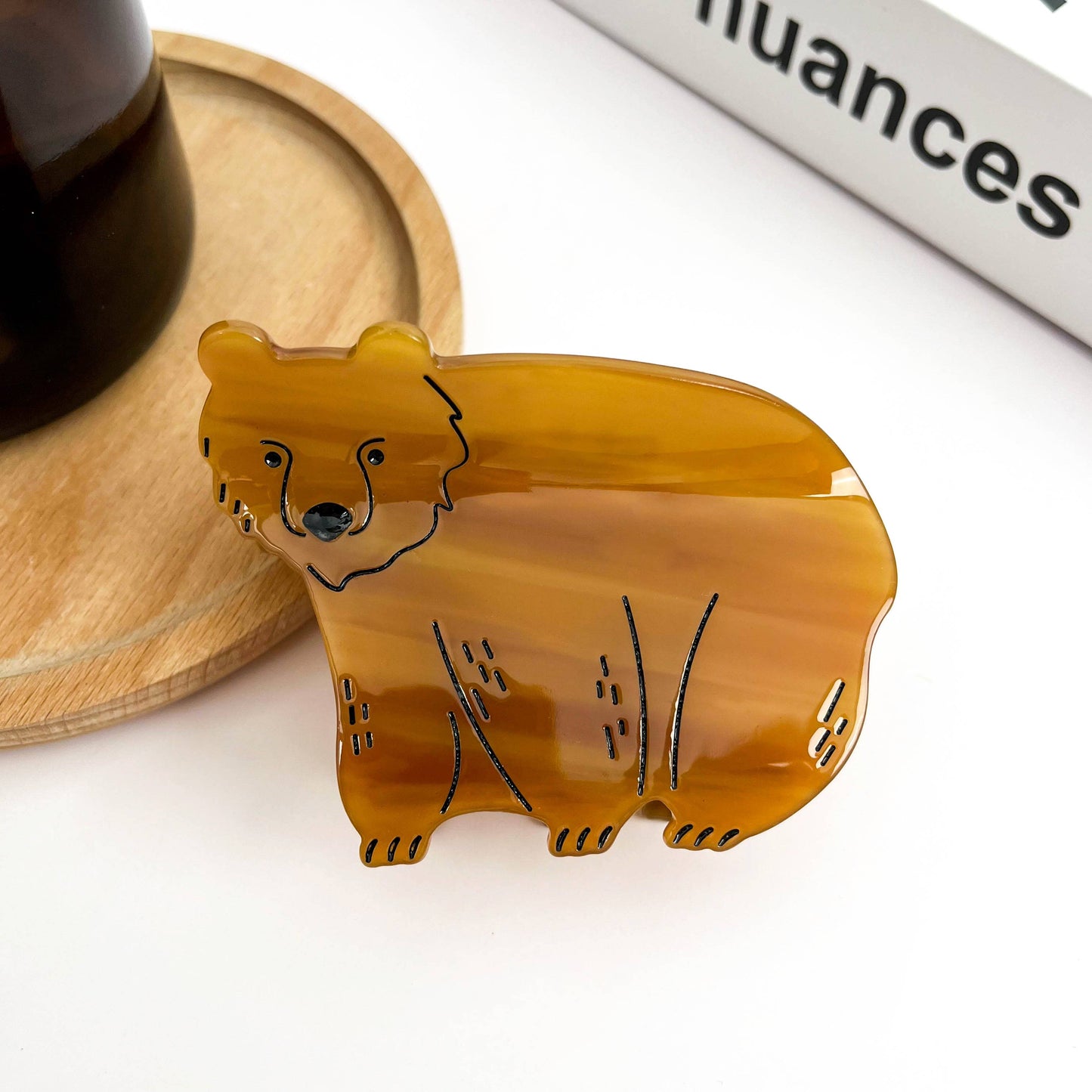 Alaskan Bear Claw Clip, Cute Animal Hair Clip