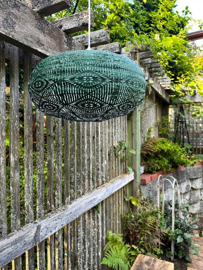 Stella Nova Outdoor Pendent Light - Starbeam 20" Evergreen