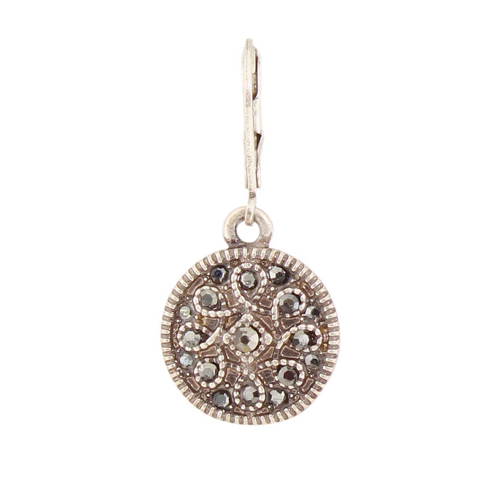Antique Braided Crystal Earring
