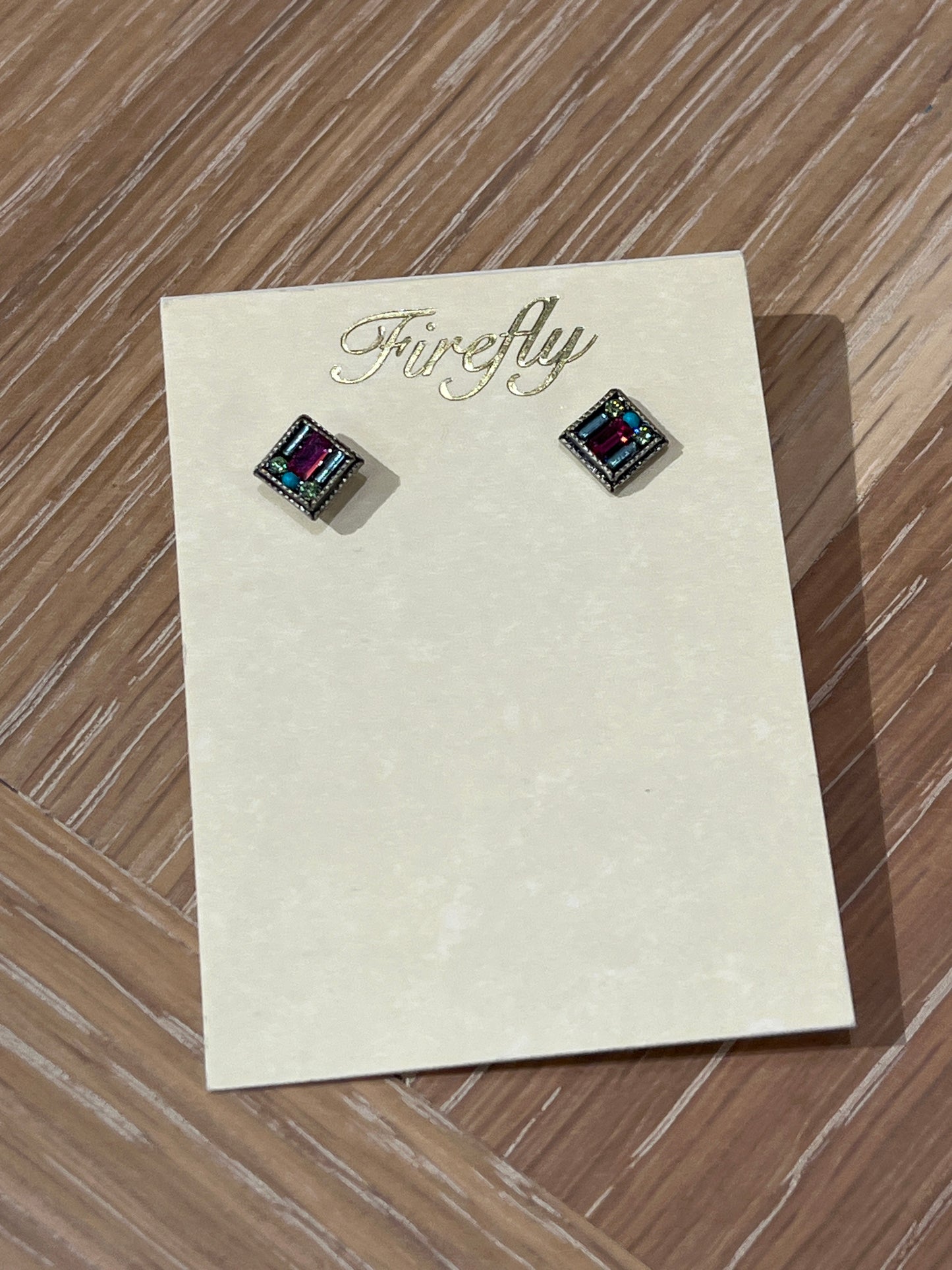 932 SQ Mosaic stud earring