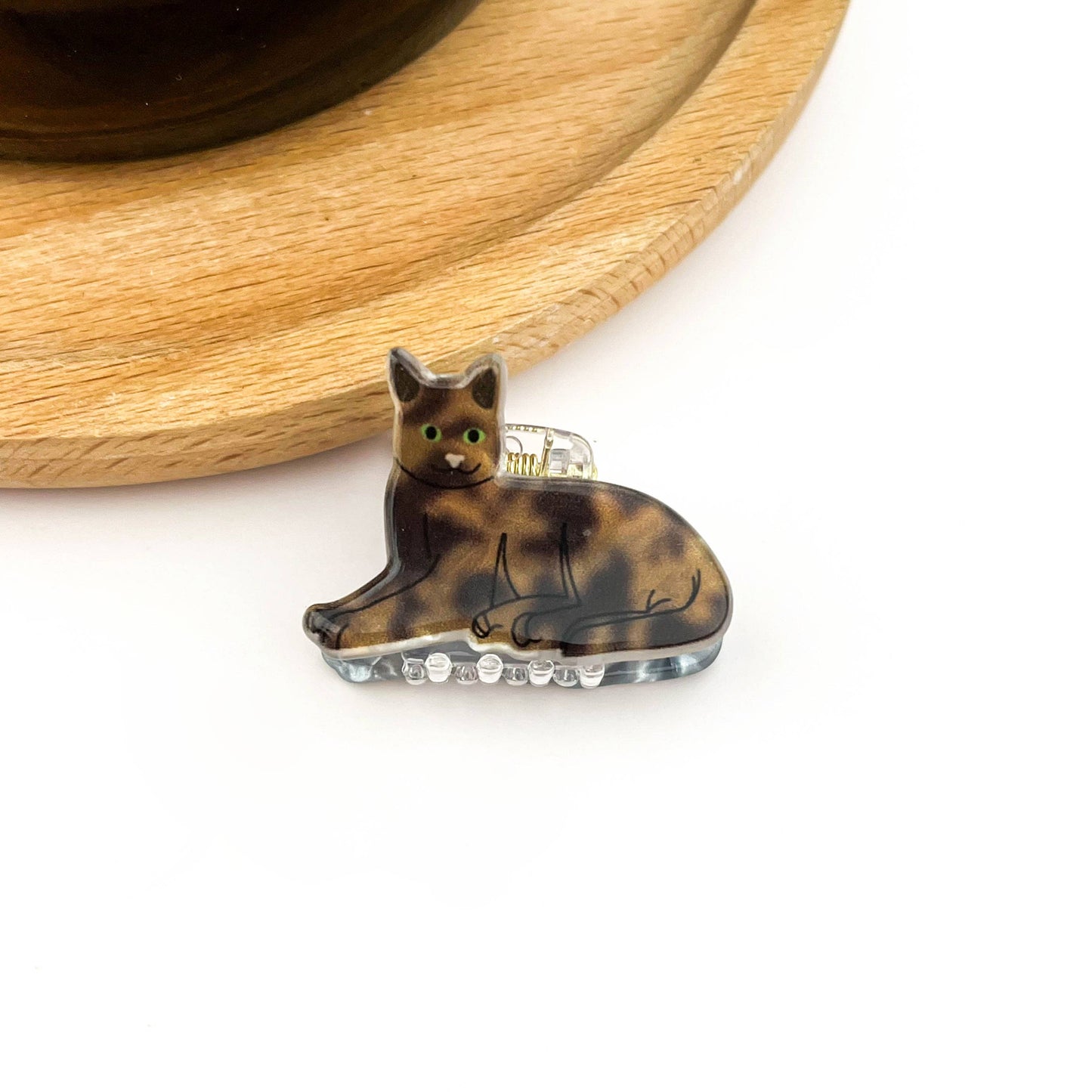 Mini Cat Hair Claw Clip
