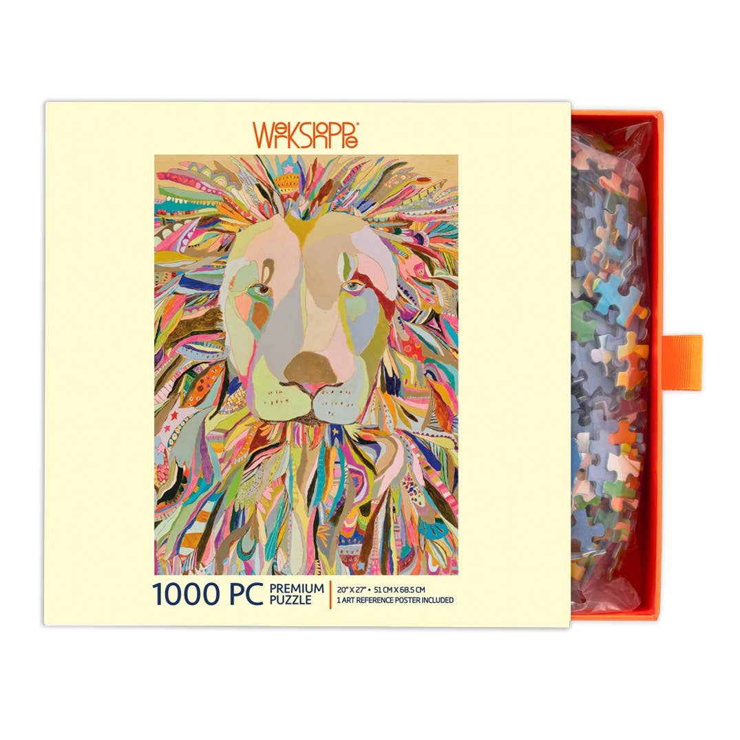 Majestic Lion 1000 Piece Jigsaw Puzzle