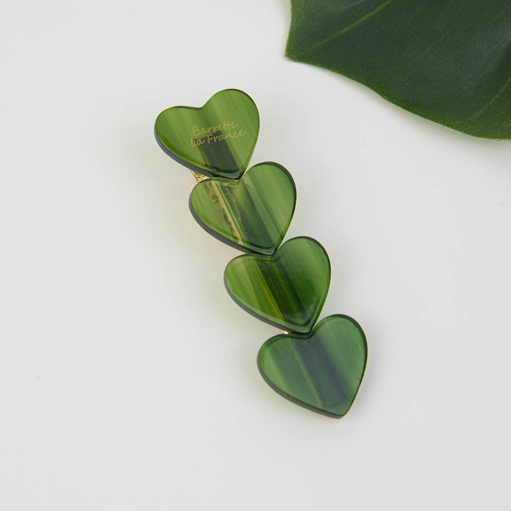 2.64‘’ Acetate Heart Hair Clip, Eco-Friendly