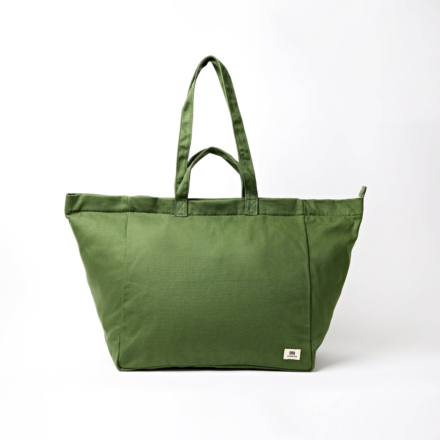 Marylebone Tote Bag in Artichoke Cotton Canvas