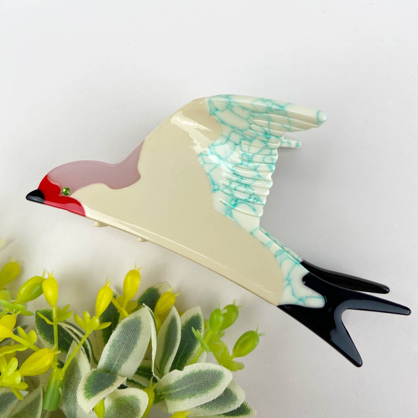 Acetate Swallow Hair Claw Clip Animal Bird