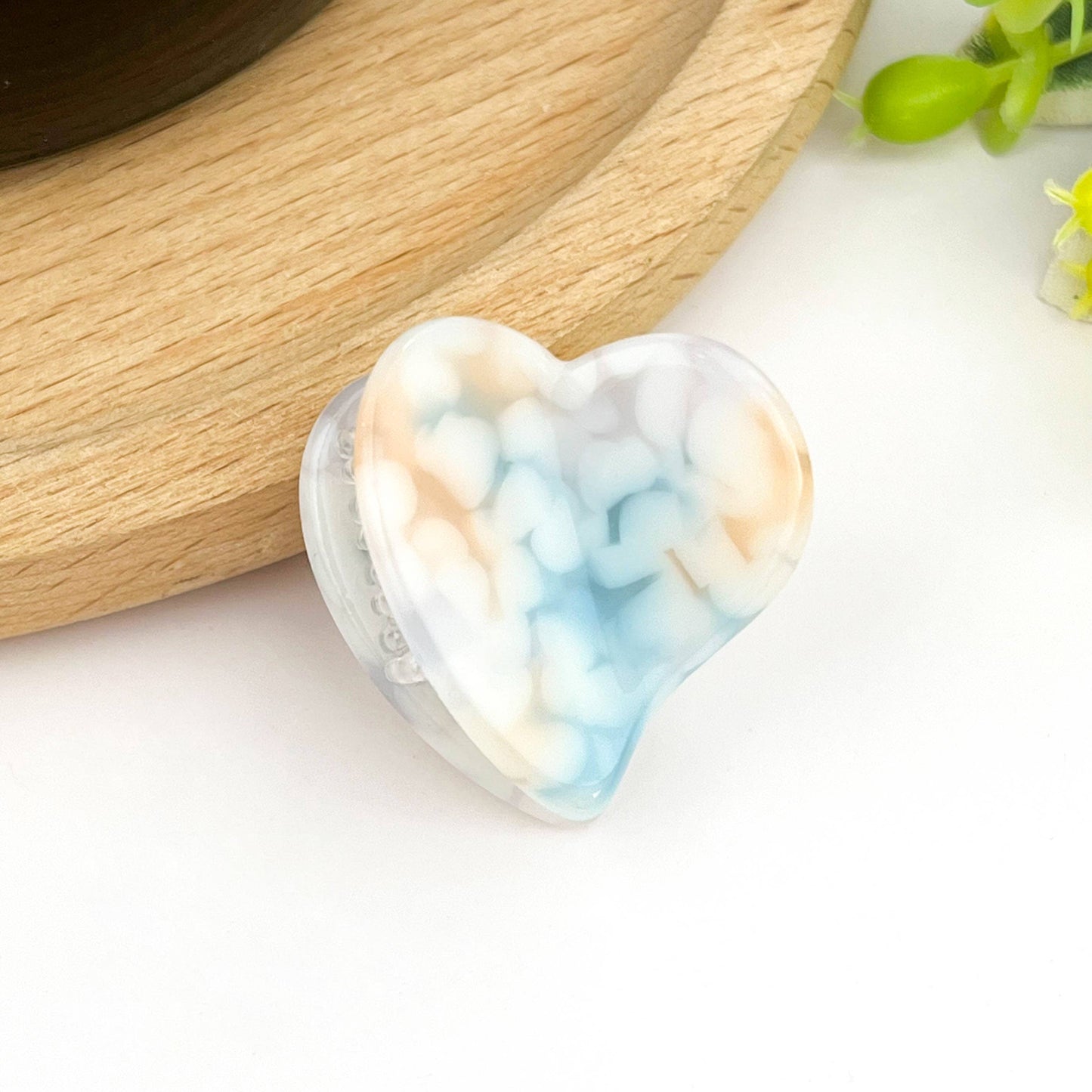 Cute Mini Heart Acetate Claw Clip, Valentine's Day Hair Clip