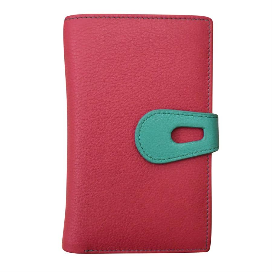 Midi Wallet with Cut Out Tab