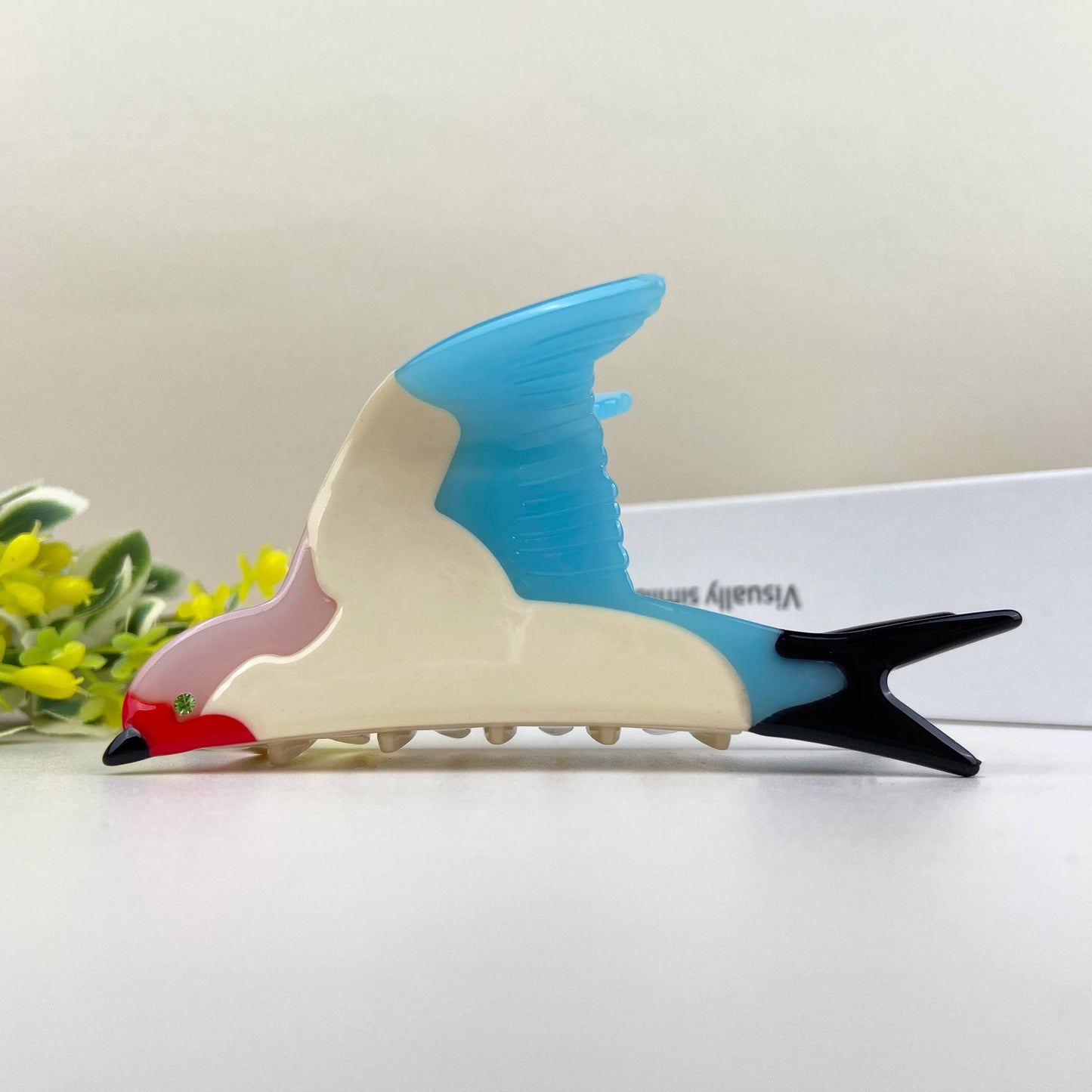 Acetate Swallow Hair Claw Clip Animal Bird