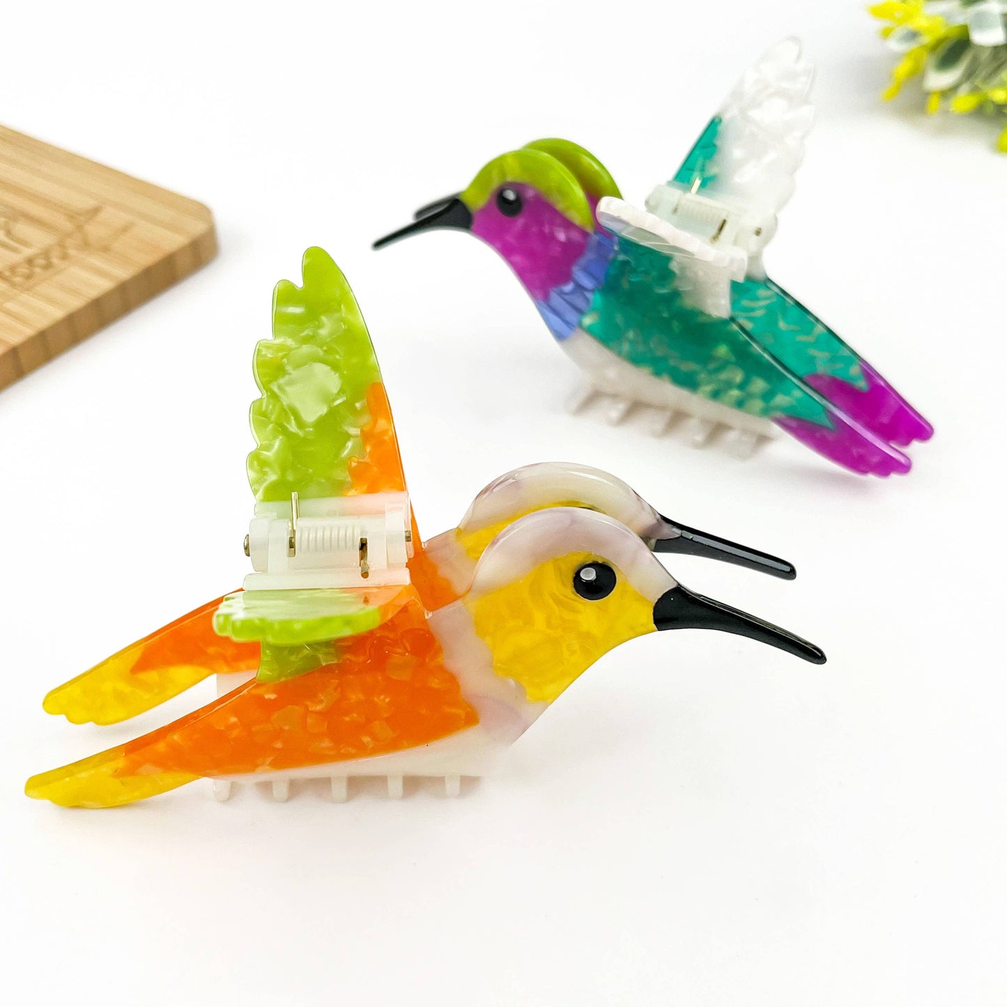 Hummingbird Hair Claw Bird Hair Clip