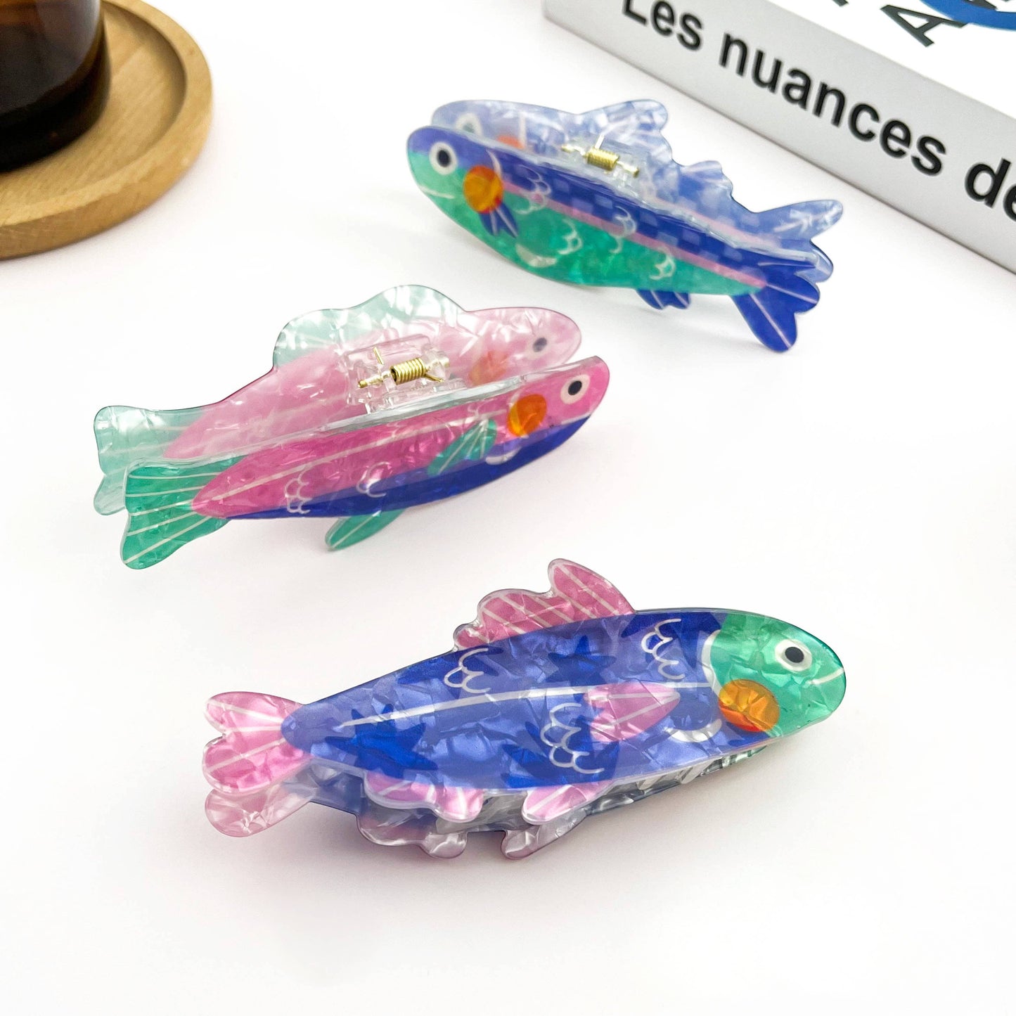 Cute Sardine Hair Claw Clip