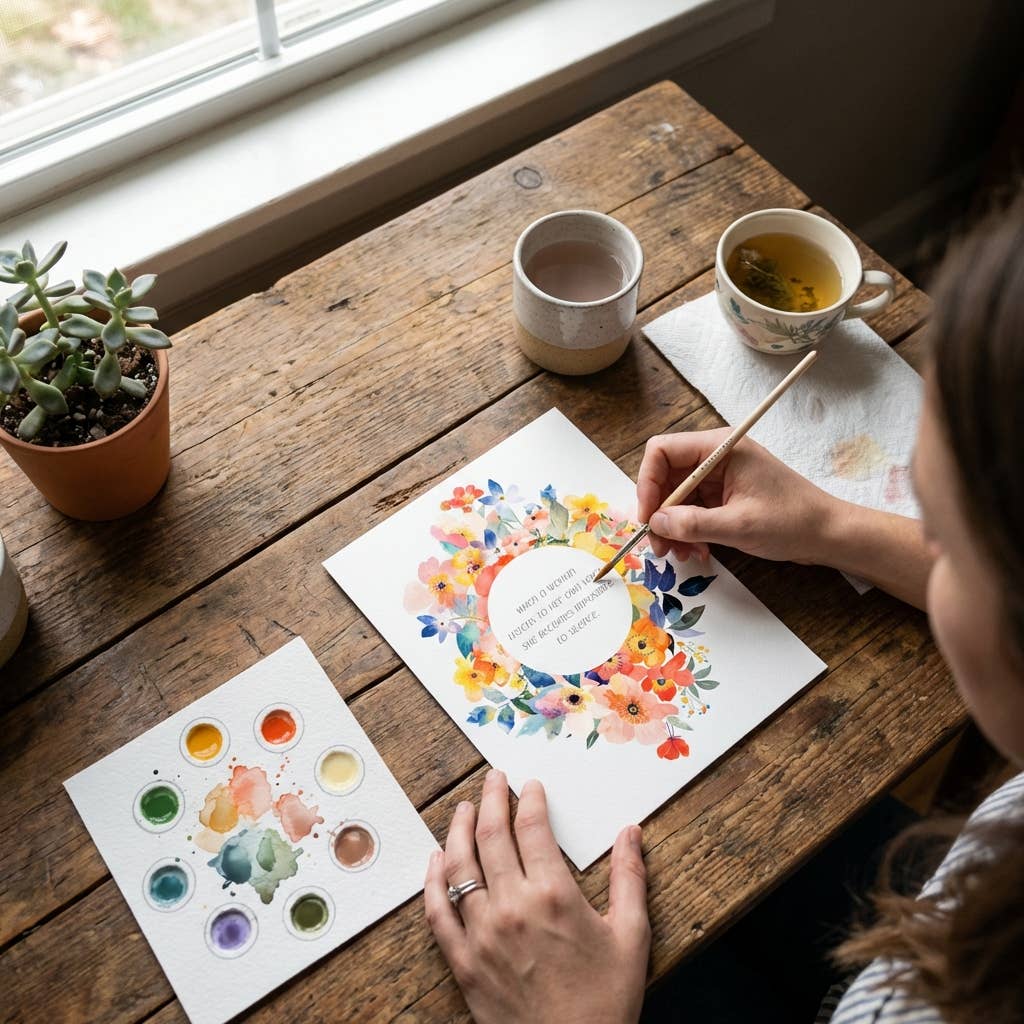 All-in-One Watercolor Paint Set- Her Own Voice