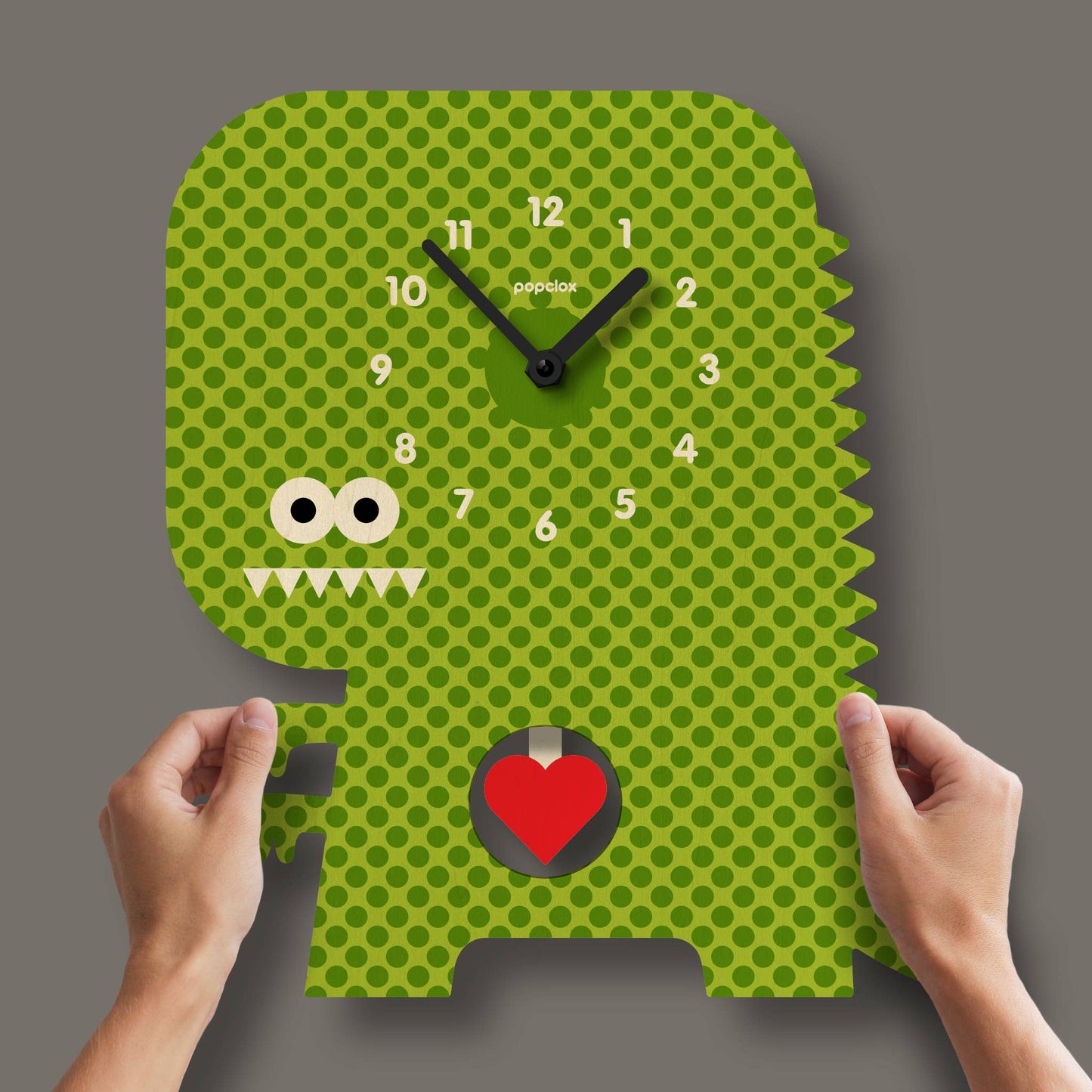 Clockzilla Pendulum Clock - Wood