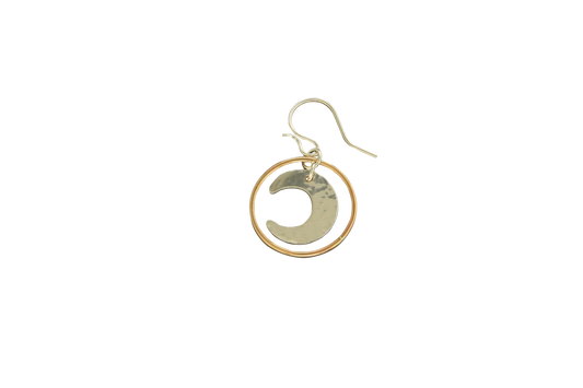 Floating Moon Earring