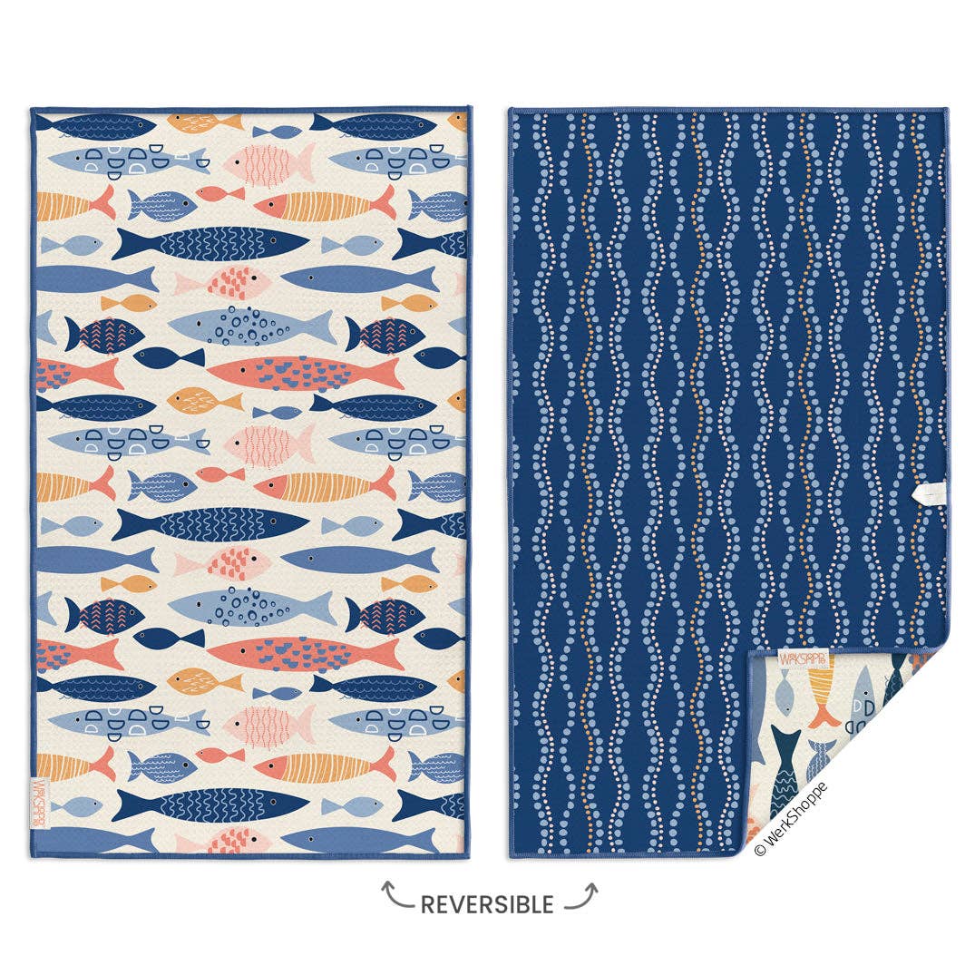 School of Fish Microfiber Towel