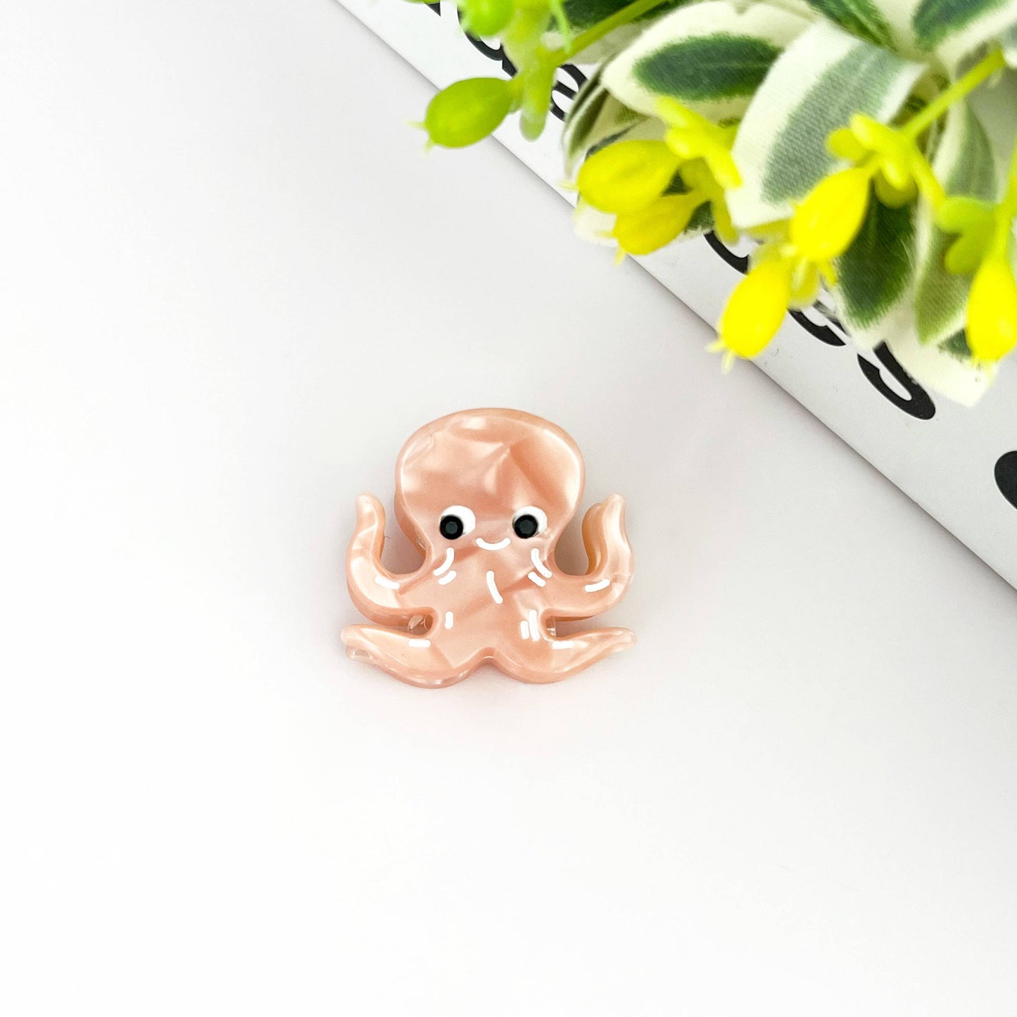 Acetate Mini Marine Animal Hair Clip,Shark Octopus Claw Clip