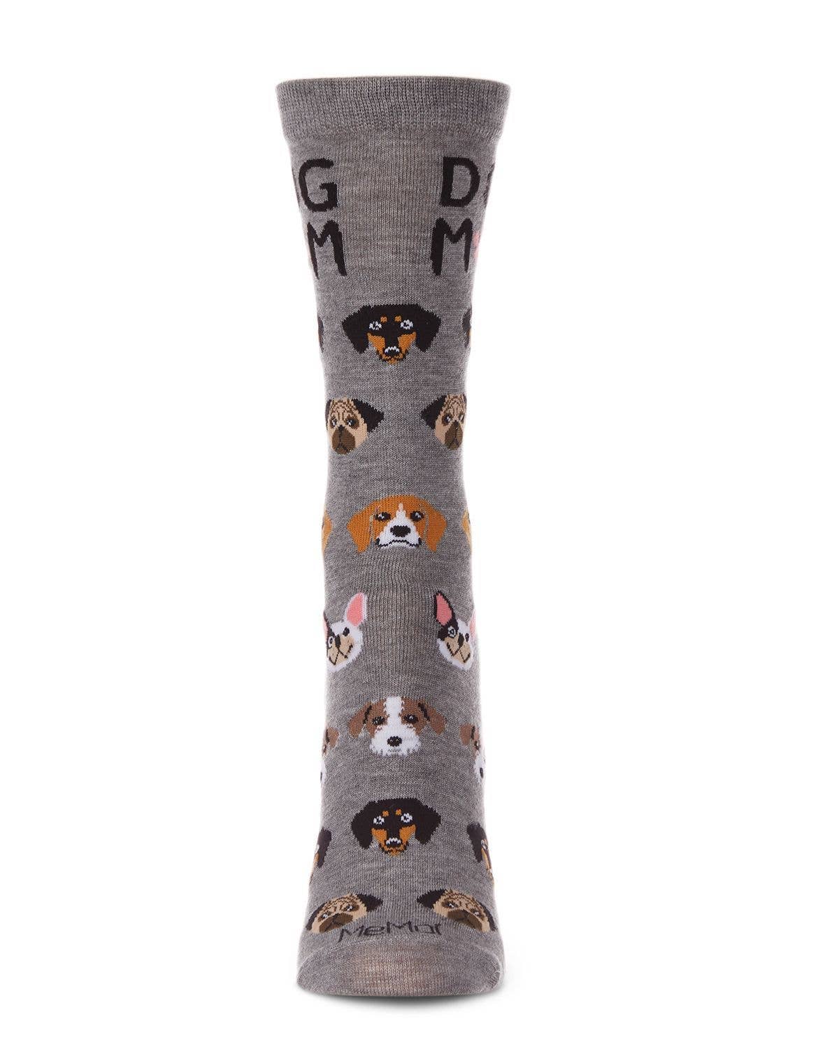 Women's Dog Mom Bamboo Crew Socks