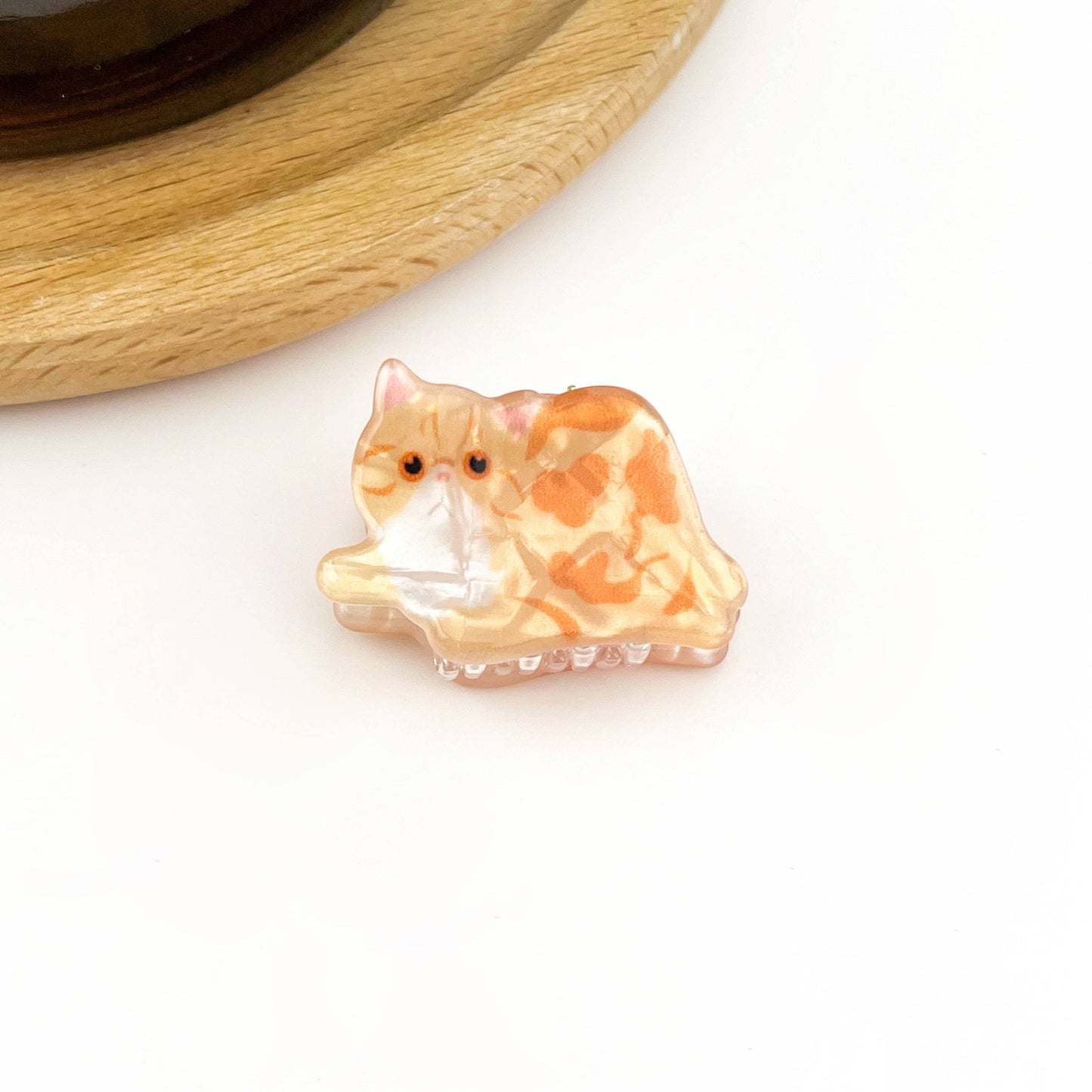Mini Cat Hair Claw Clip