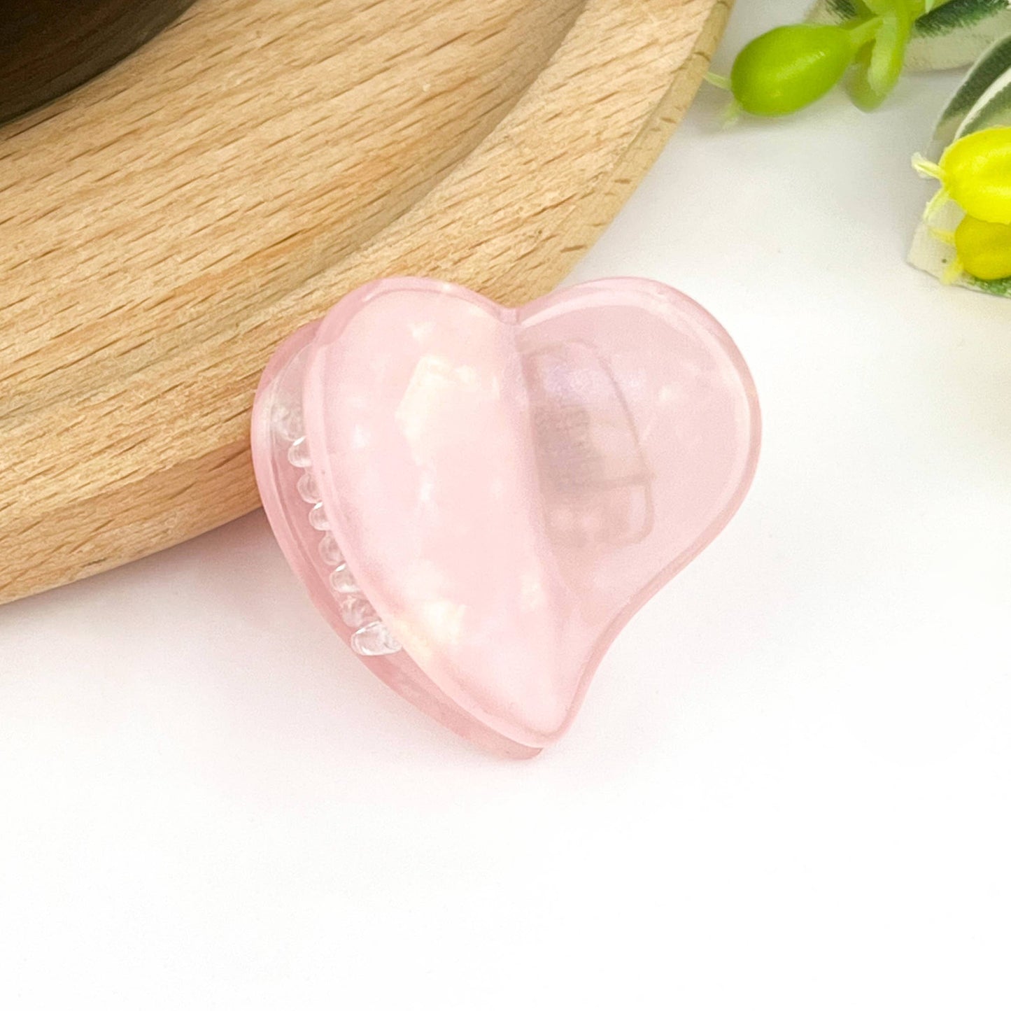 Cute Mini Heart Acetate Claw Clip, Valentine's Day Hair Clip