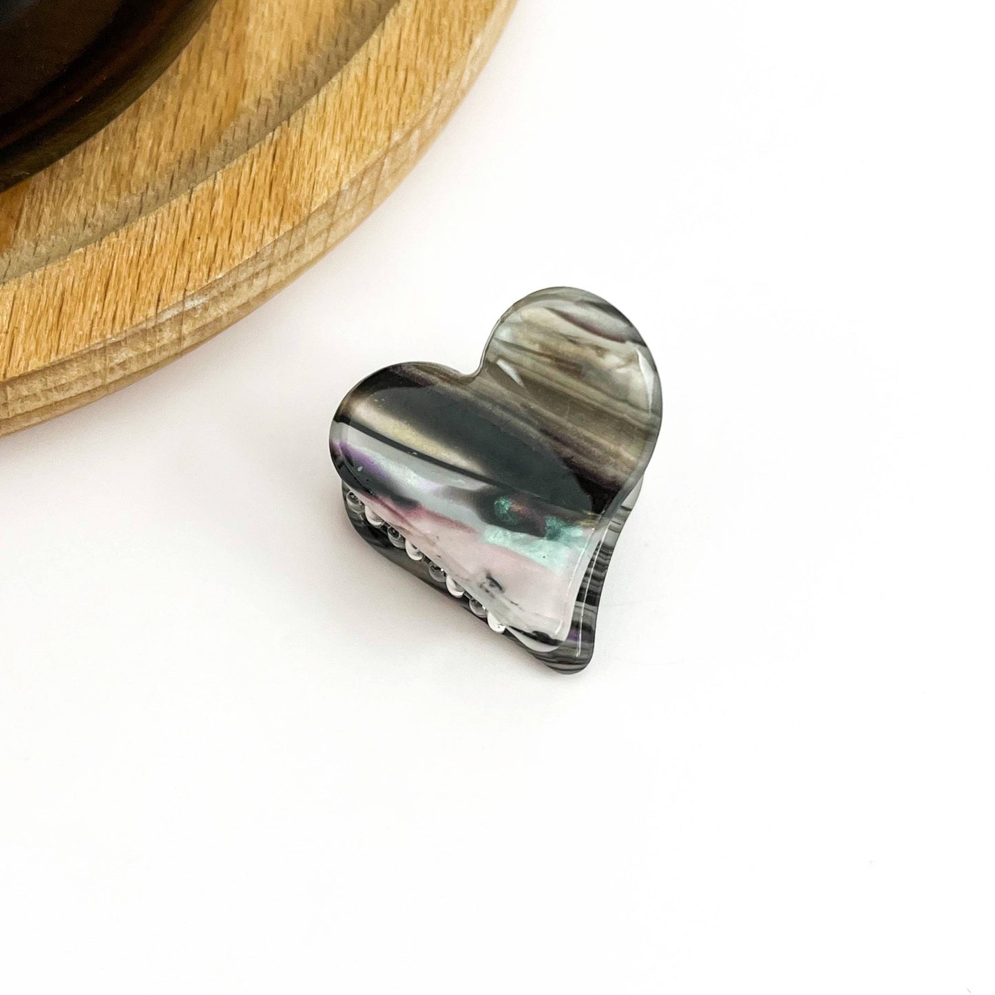 Mini Heart Hair Claw Clip, Valentine's Day Accessory