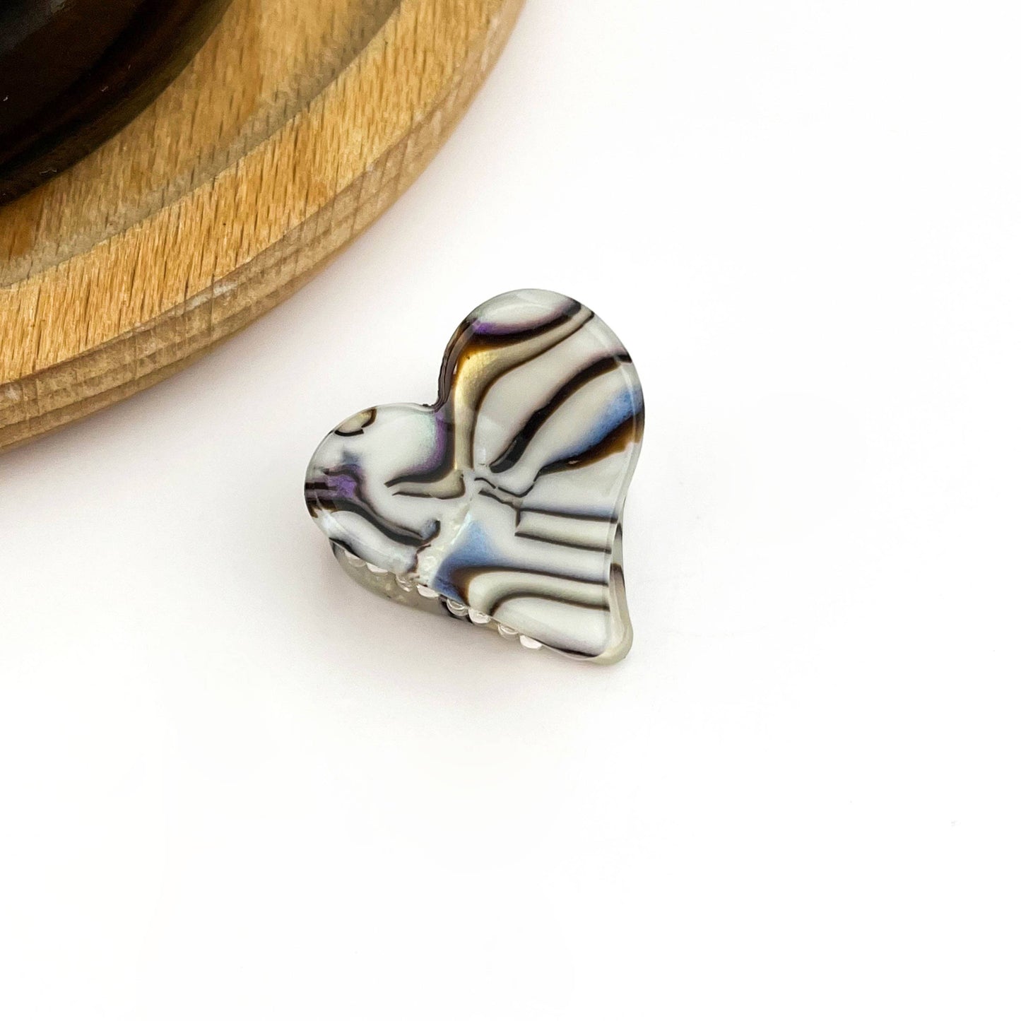 Mini Heart Hair Claw Clip, Valentine's Day Accessory