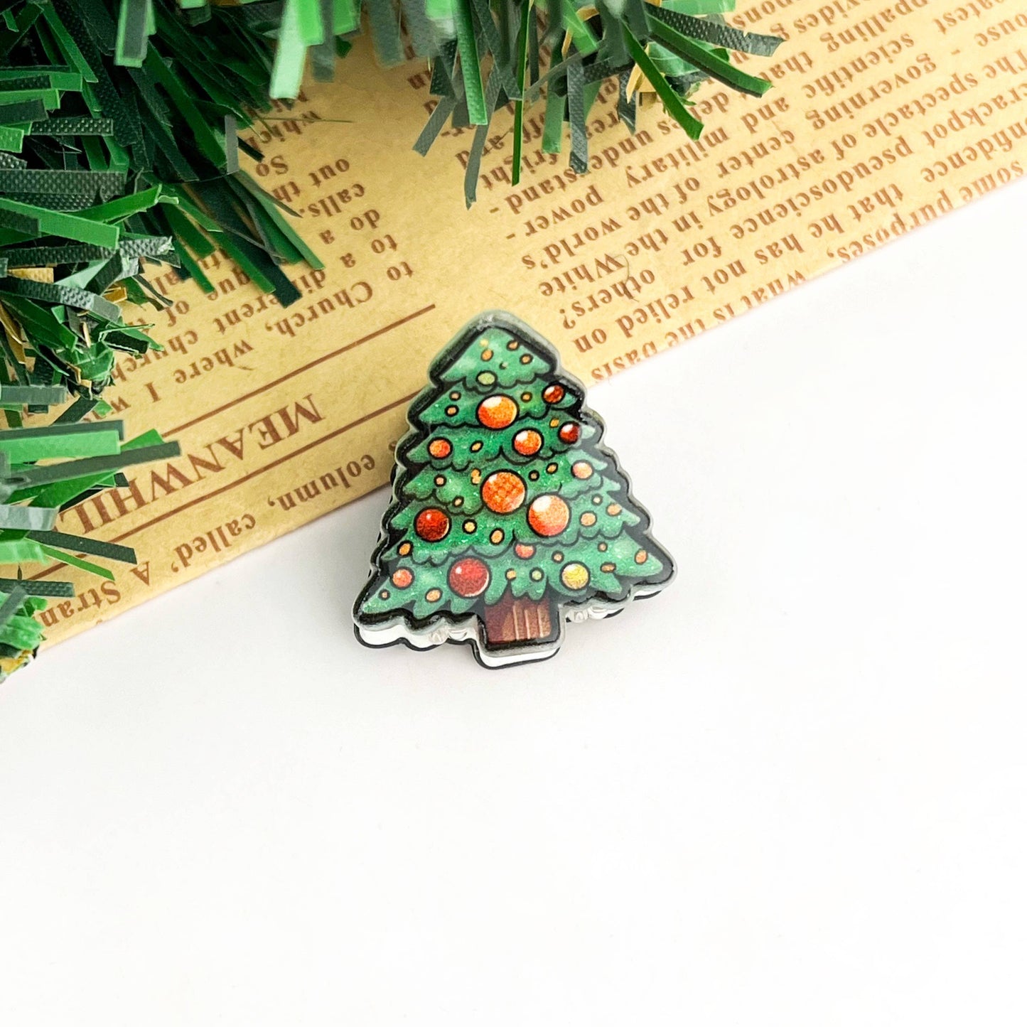 Christmas Glitter Mini Hair Claw Clip
