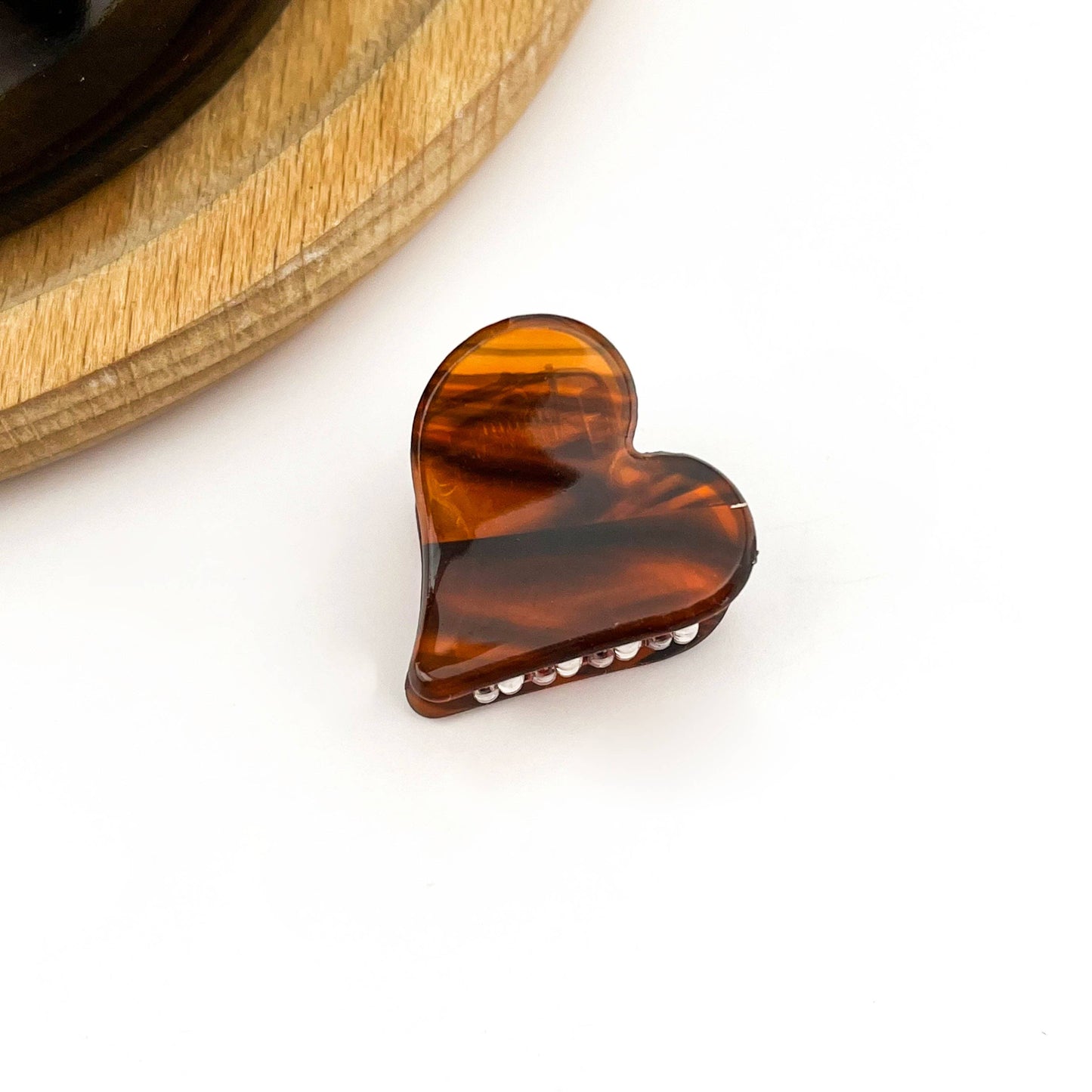 Mini Heart Hair Claw Clip, Valentine's Day Accessory