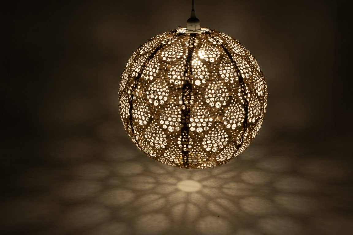 Stella Nova Outdoor Pendent Light - Dewdrop 18" Bronze