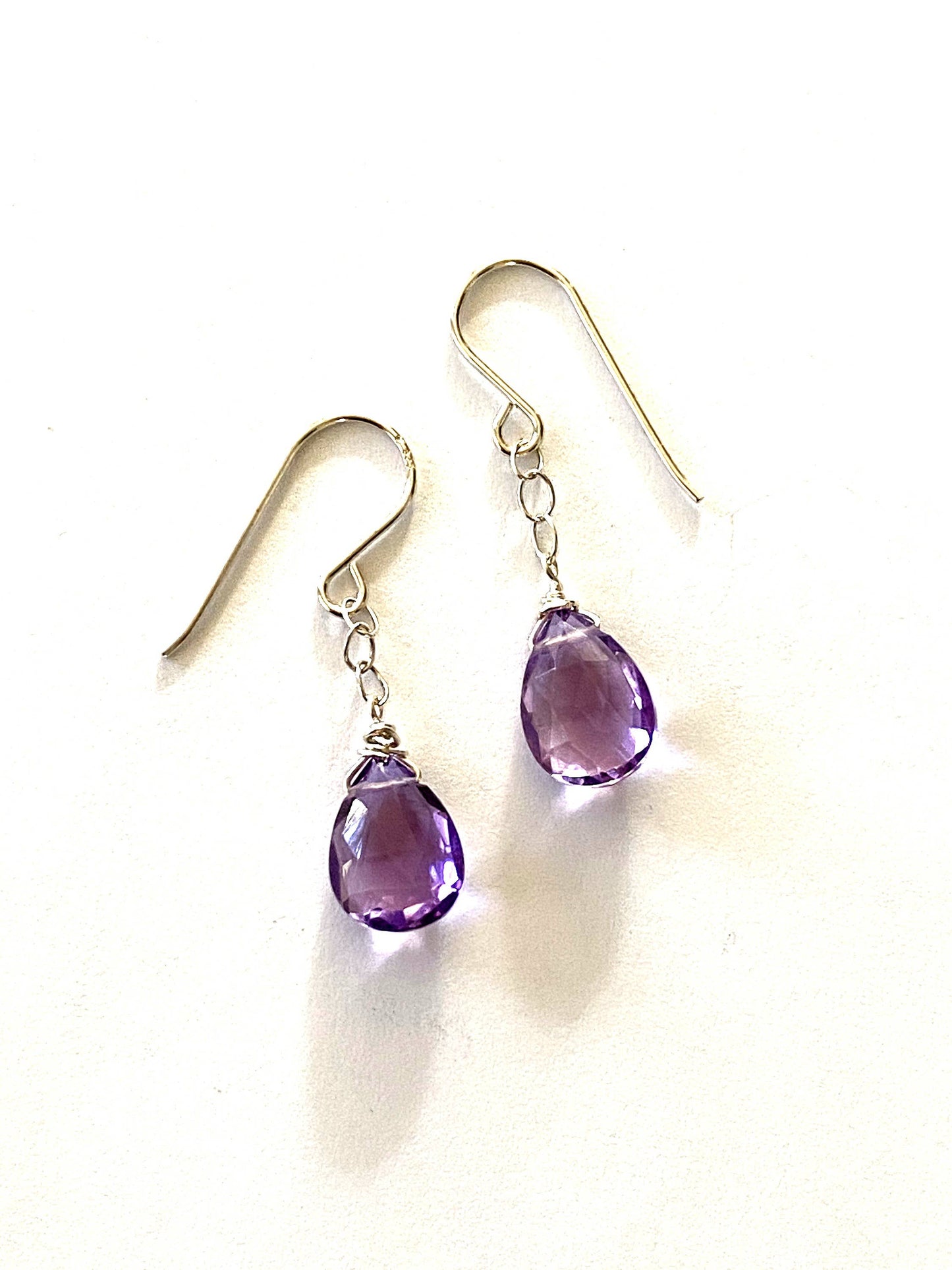 Pink Amethyst on Sterling Silver