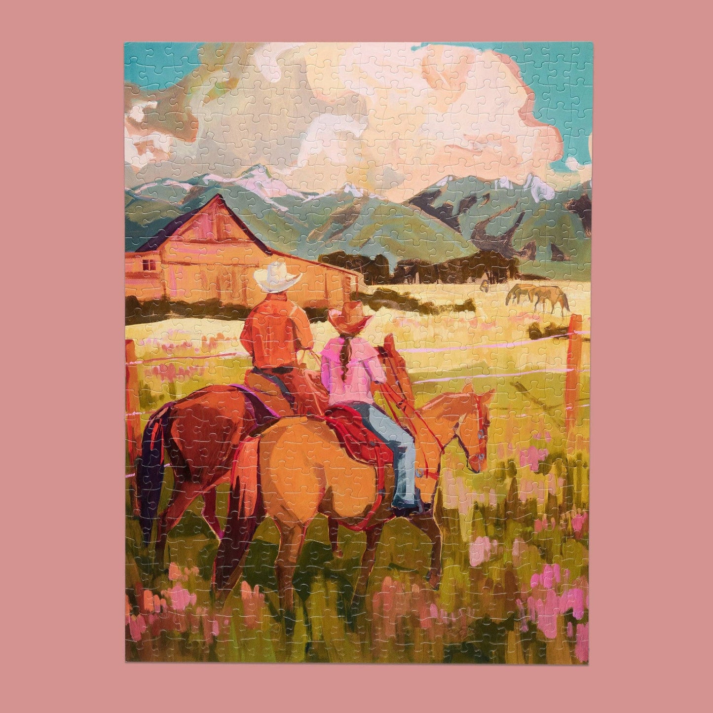 Saddle Up 500 Piece Puzzle Gift for Horse Lover