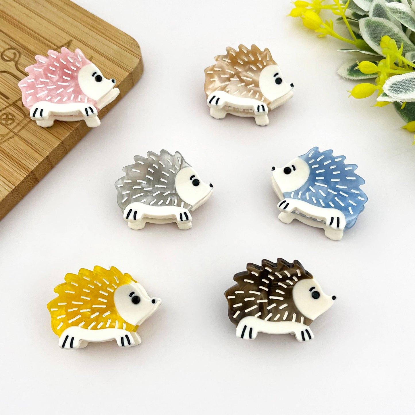 Mini Hedgehog Hair Claw Clip, Animal Hair Clip