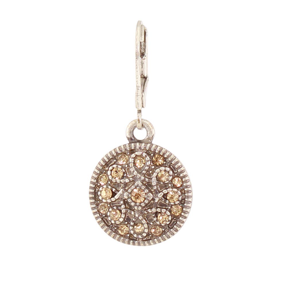 Antique Braided Crystal Earring