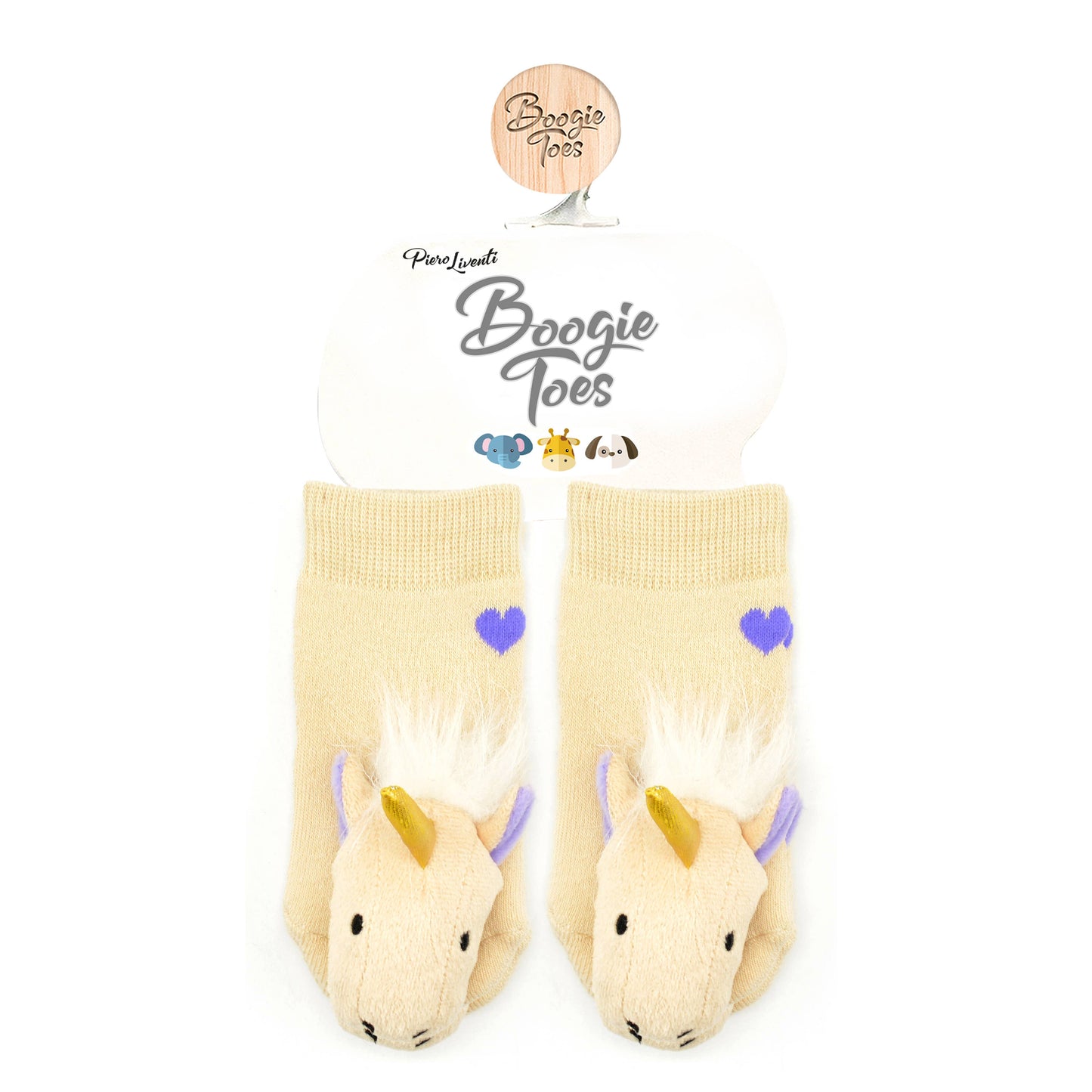 Golden Unicorn Boogie Toes Rattle Socks