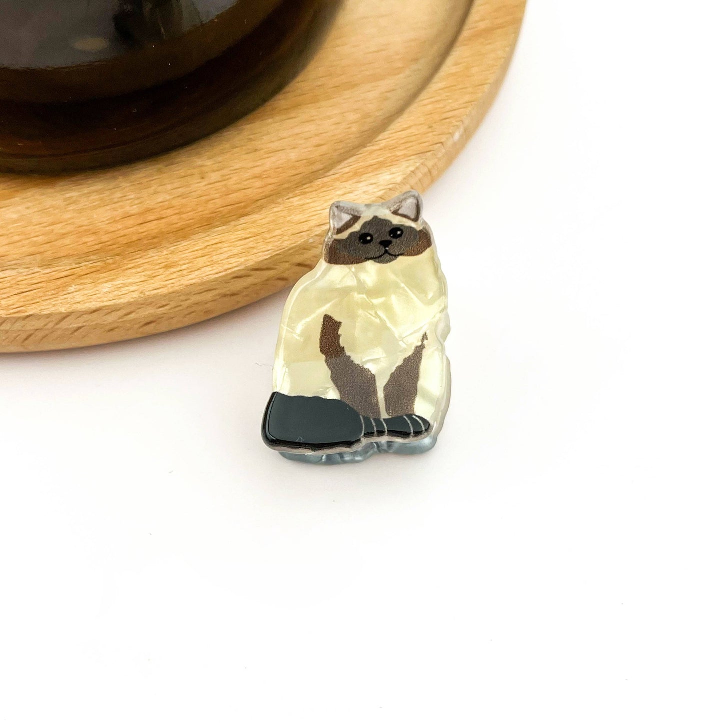 Mini Cat Hair Claw Clip