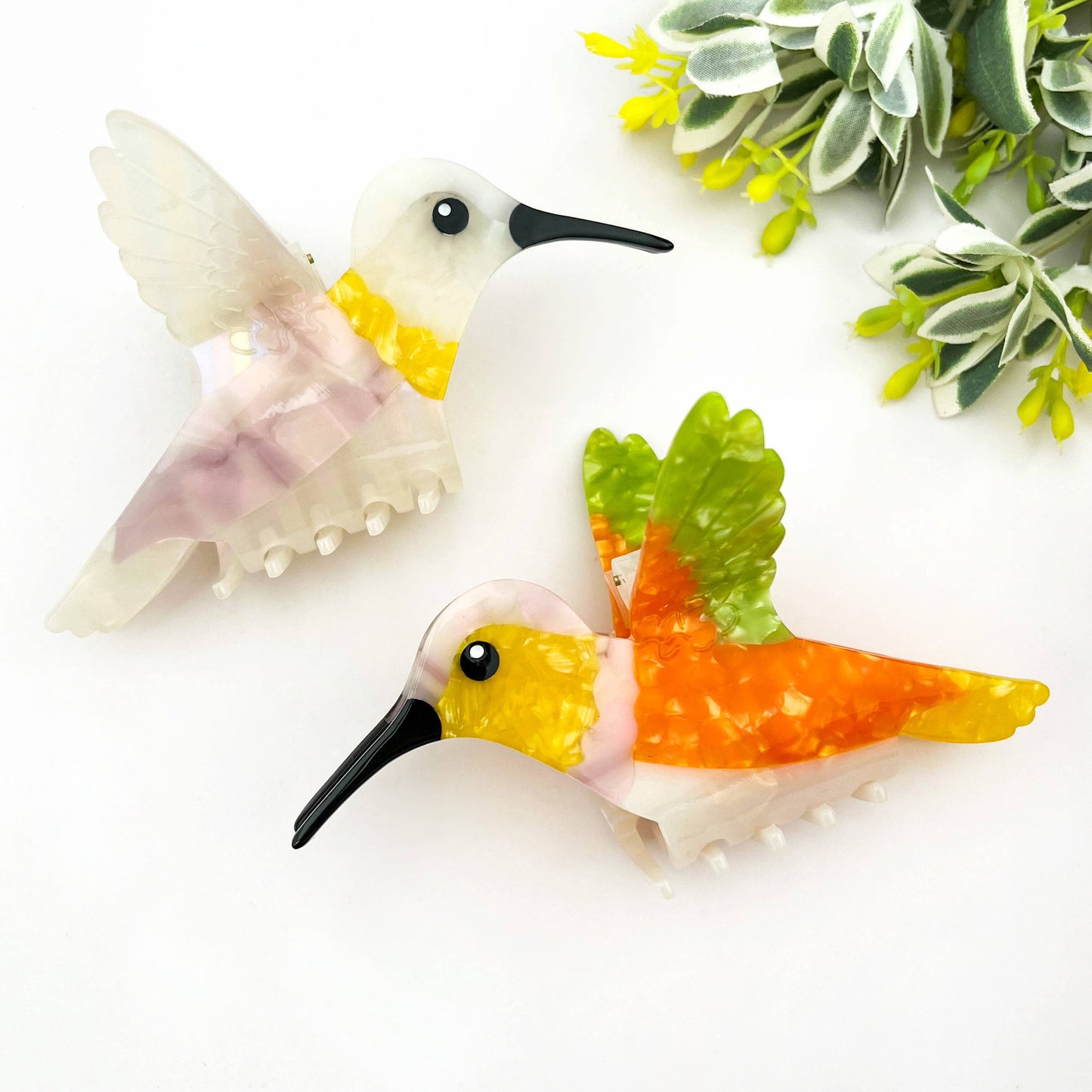 Hummingbird Hair Claw Bird Hair Clip