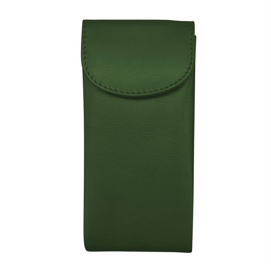 Leather Double Eyeglass Case