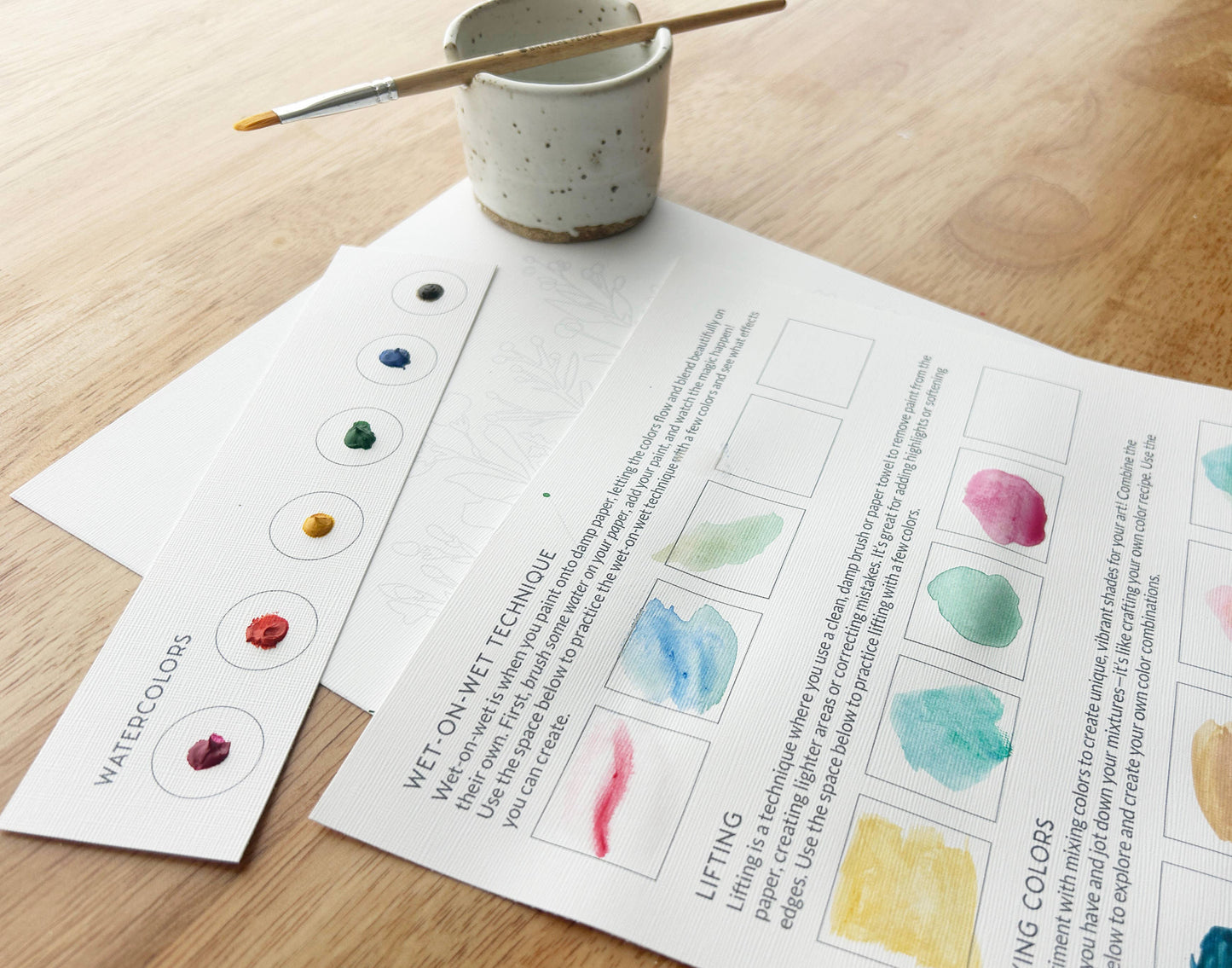 All-In-One Beginner Watercolor Paint Set - Hummingbird