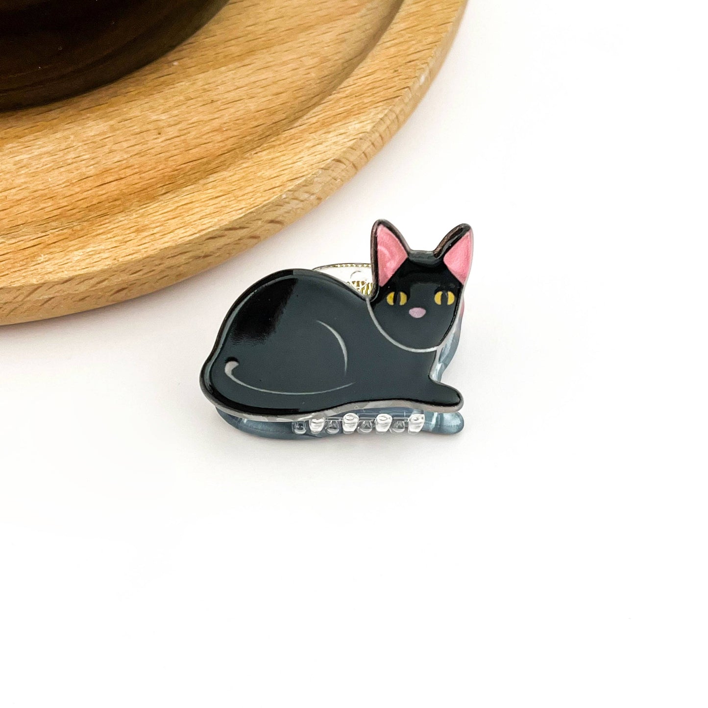 Mini Cat Hair Claw Clip