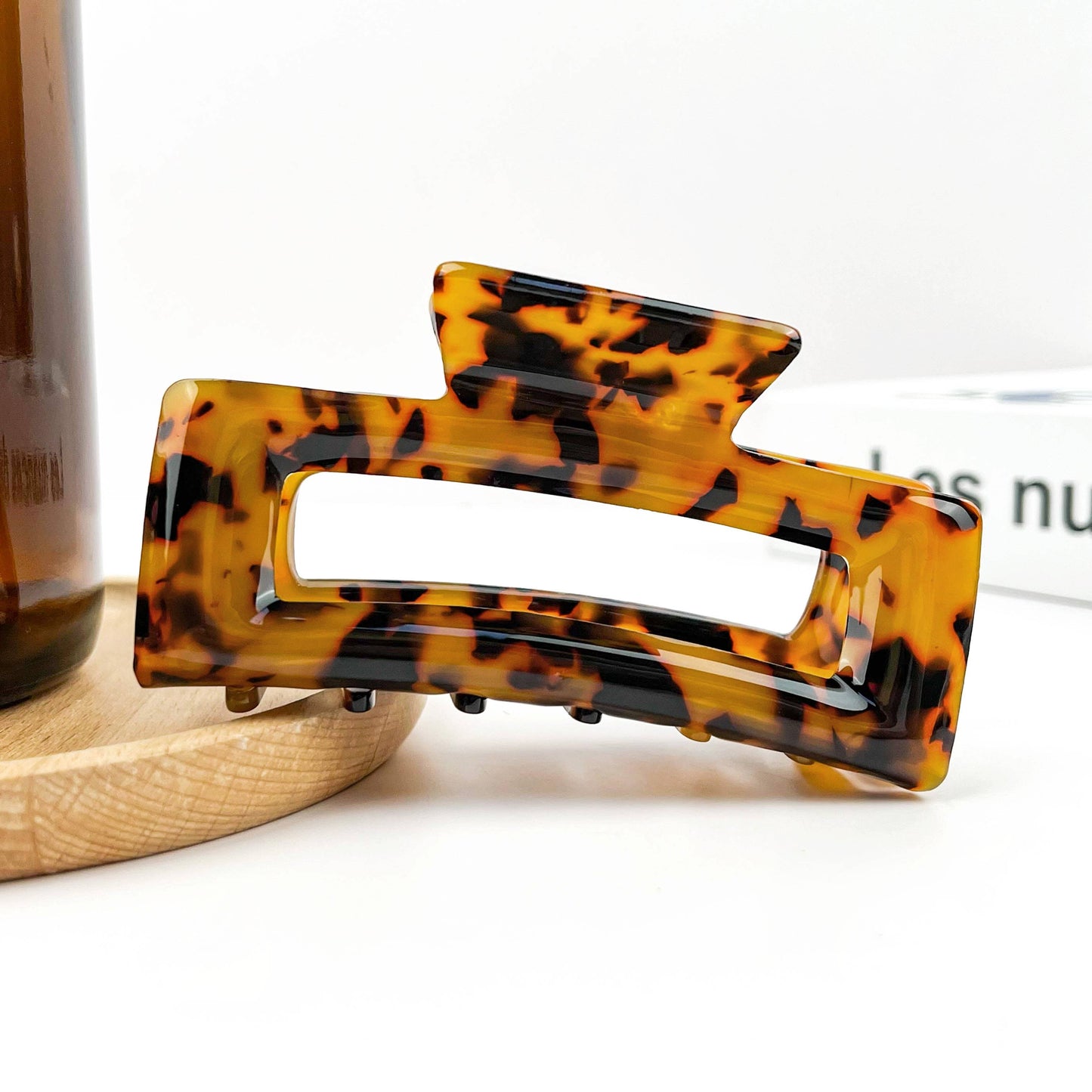 Rectangular Acetate Hair Claw