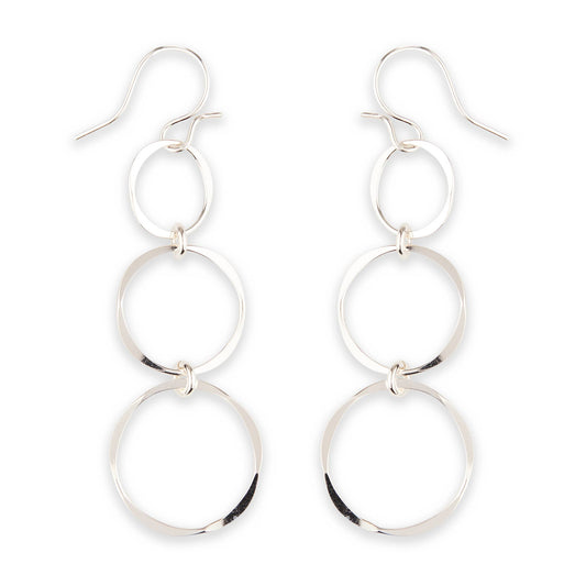 Snowman Link Dangle Earring
