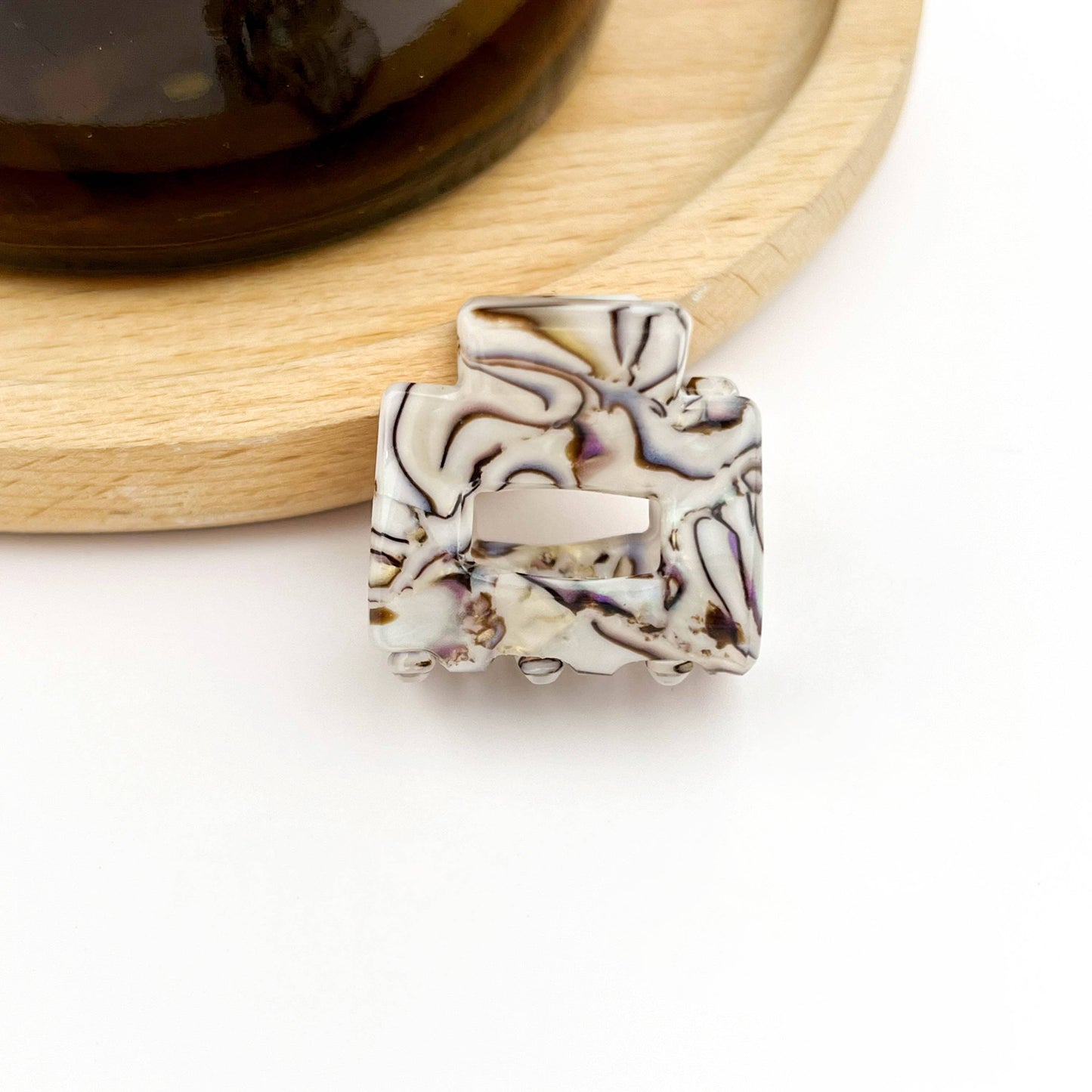 0.9'' Mini Square Hair Claw Clip