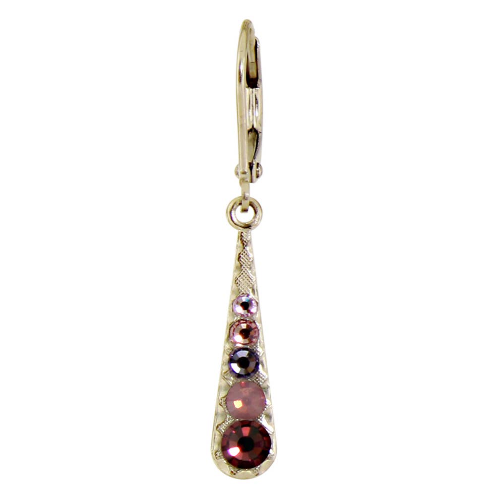 Multi Crystal Teardrop Earring