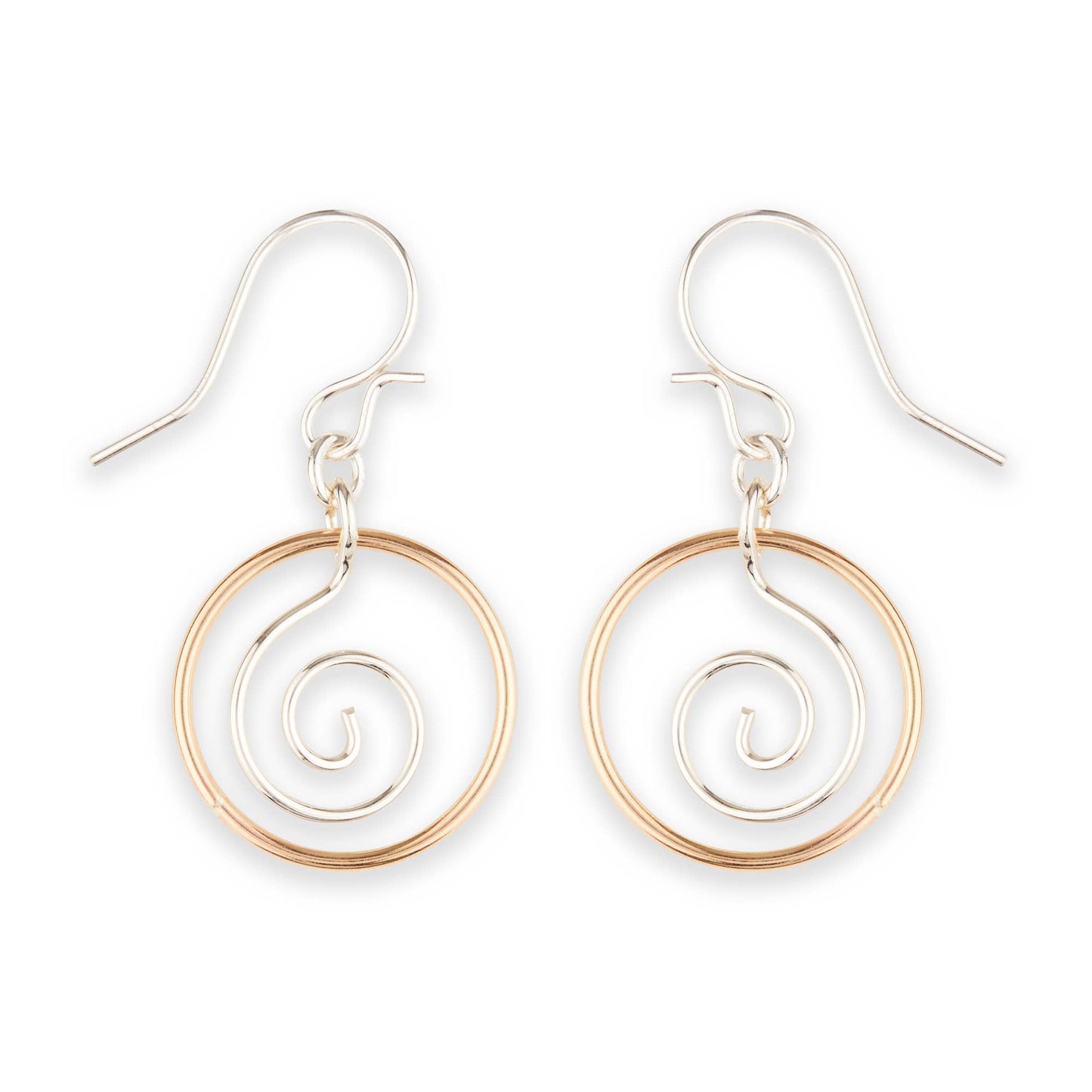 Koru Circled Dangle Earring