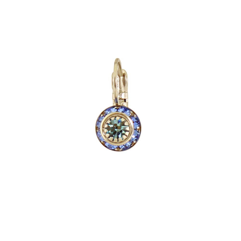 Crystal Disc Earring