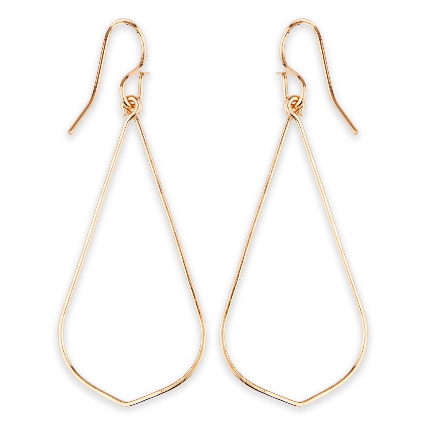 Hammered Teardrop Dangle Earring