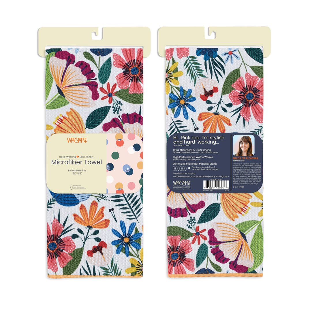 Fields Of Flowers | Microfiber Kitchen Dish Towel